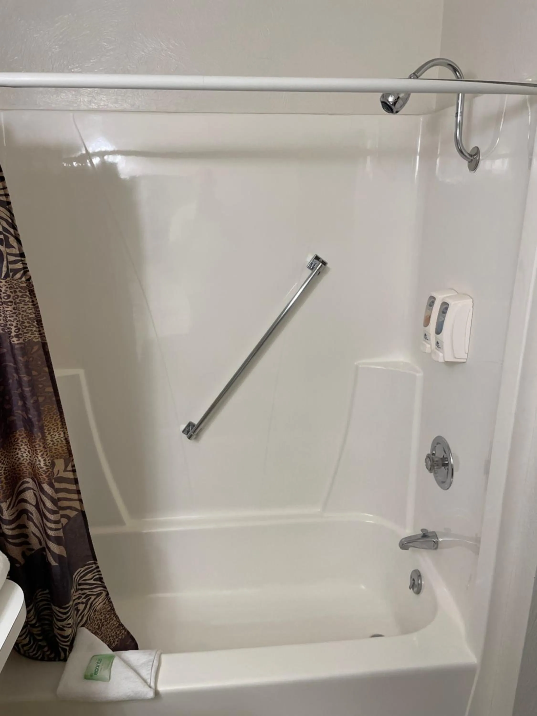 Shower in Americas Best Value Inn Polson