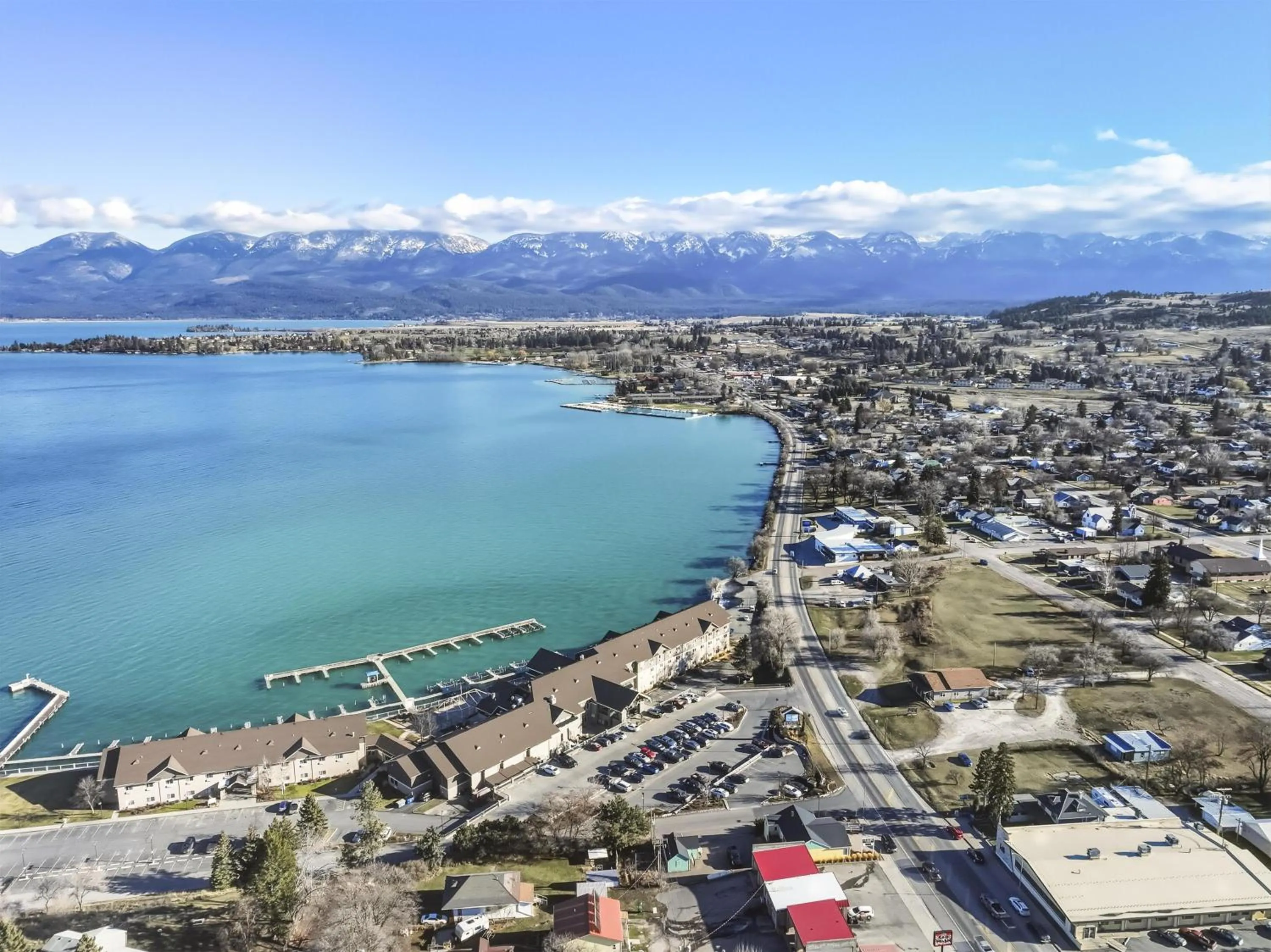 Property building in Americas Best Value Inn Polson