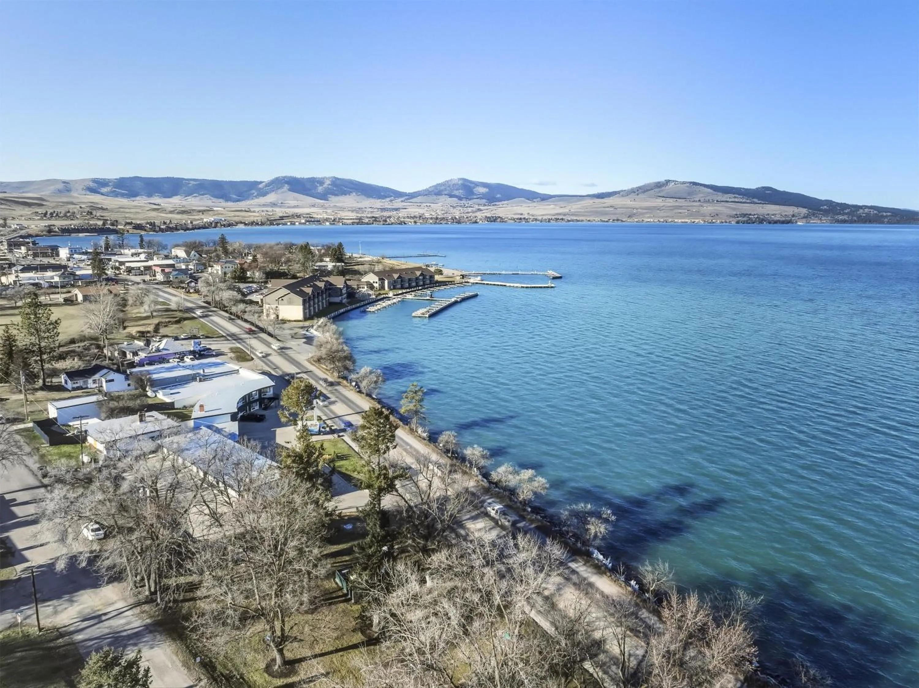 Property building in Americas Best Value Inn Polson