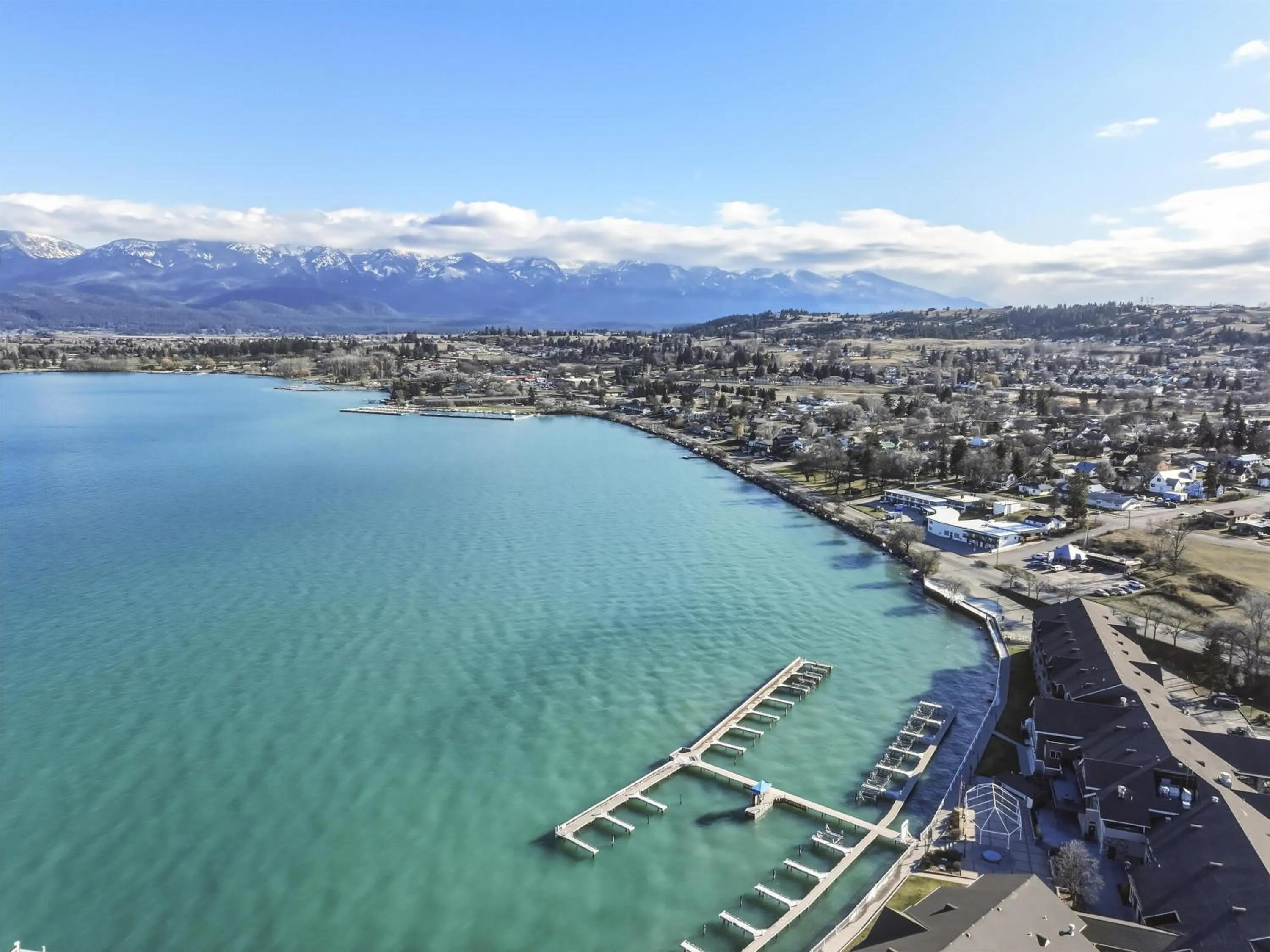 Property building in Americas Best Value Inn Polson