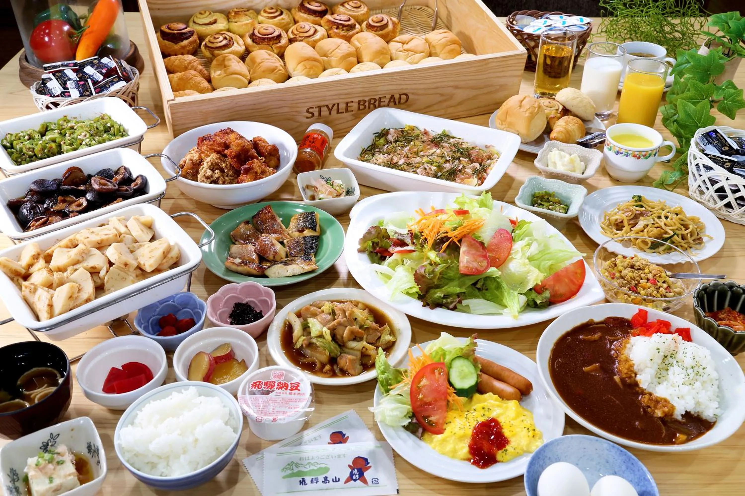 Breakfast in Country Hotel Takayama