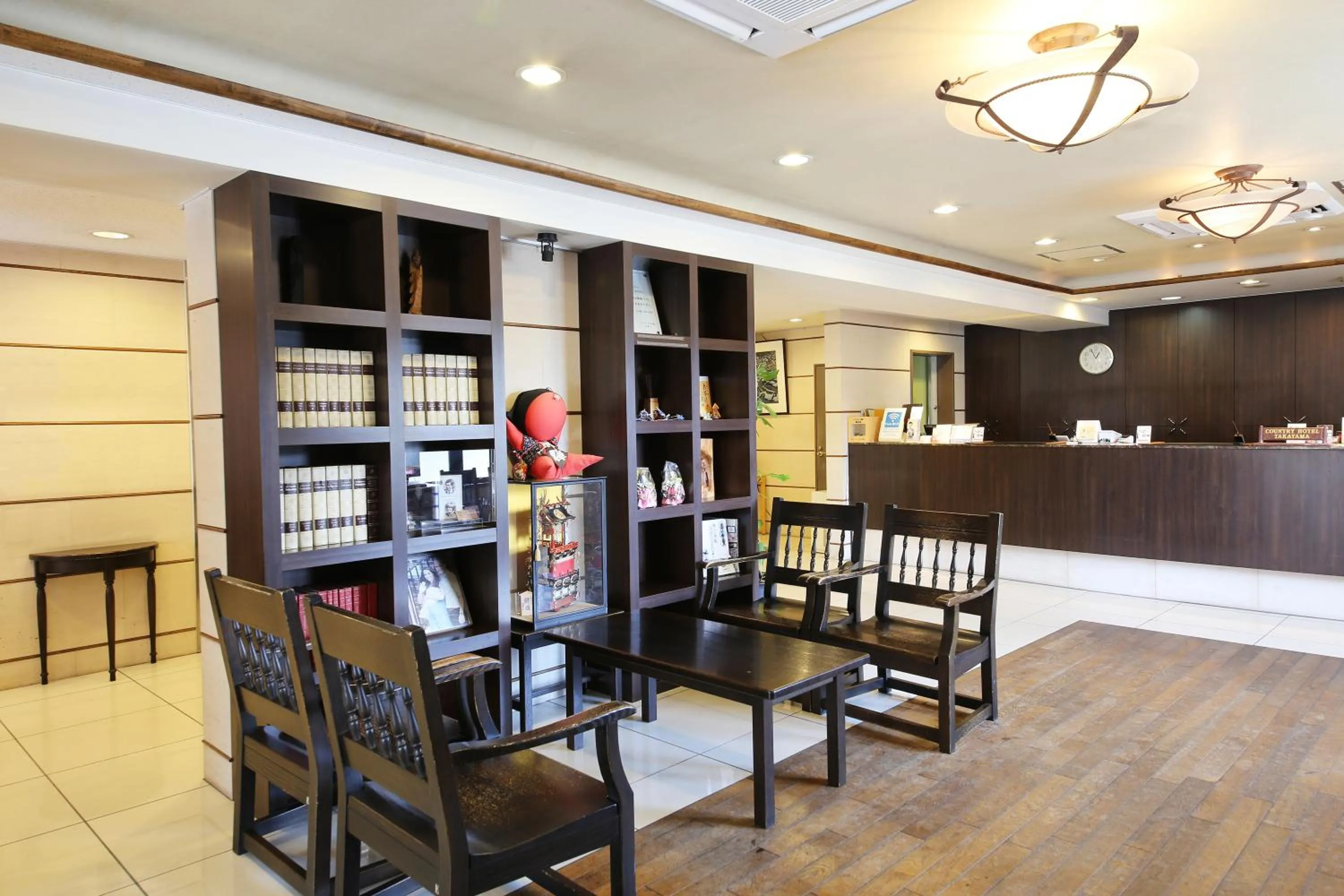 Lobby or reception in Country Hotel Takayama
