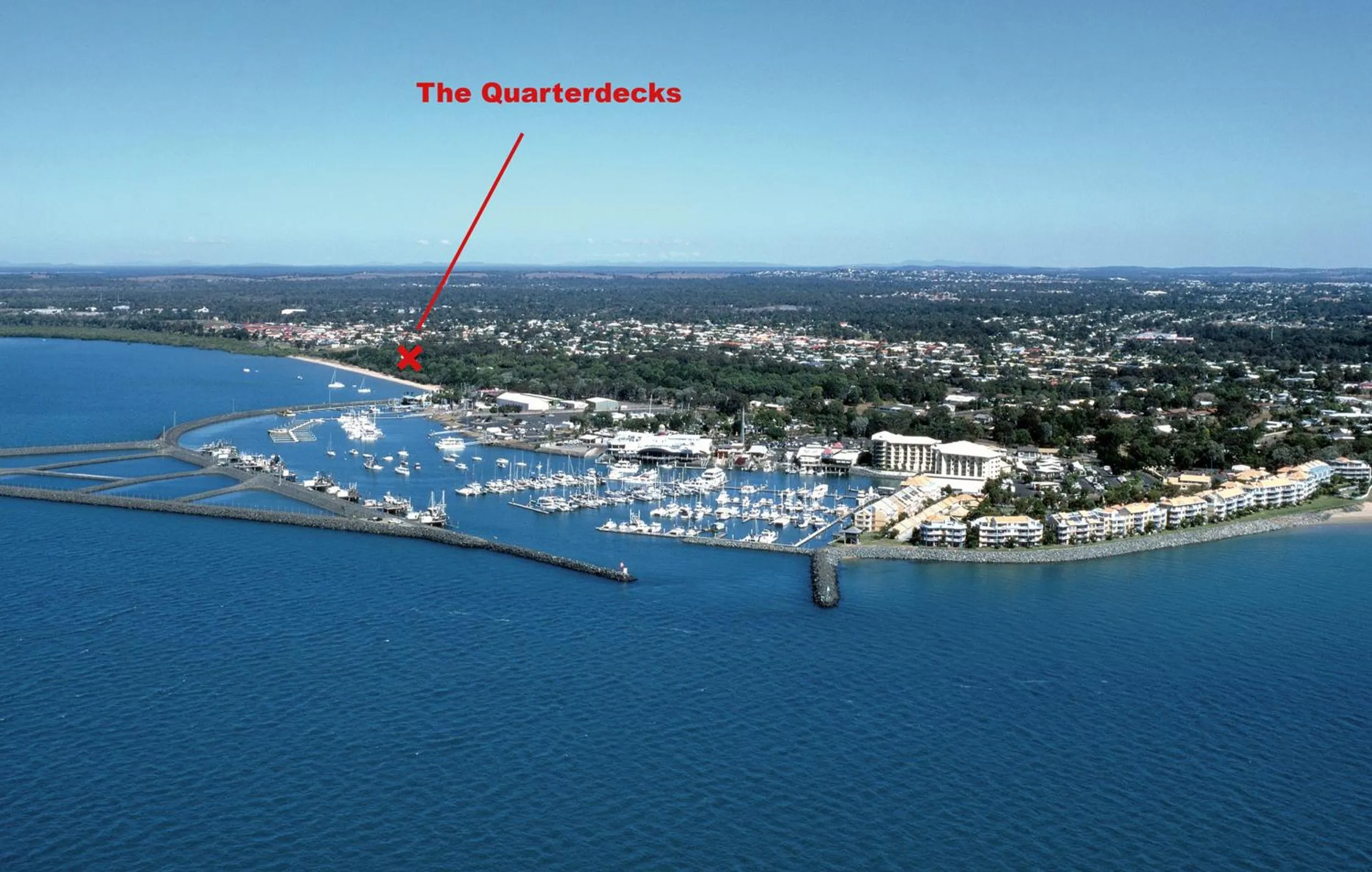 Bird's eye view in Quarterdecks Retreat