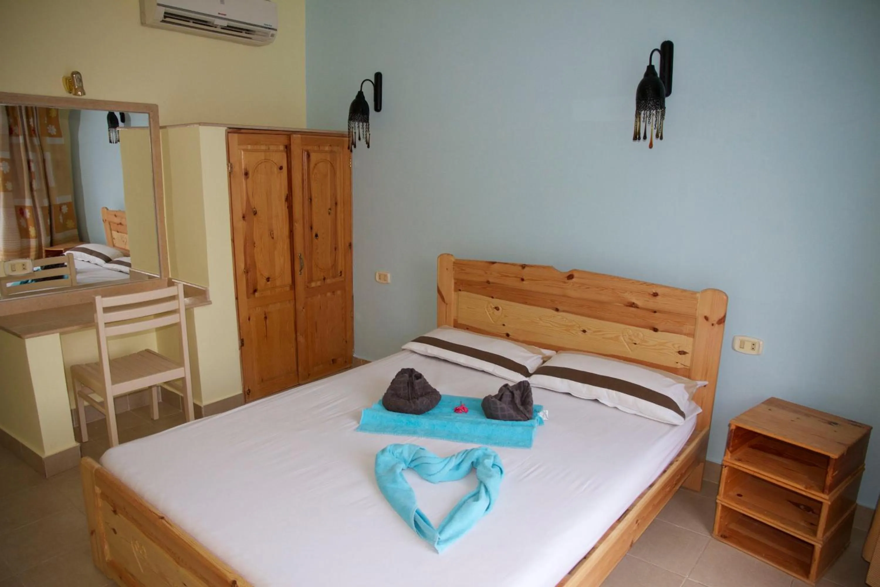 Bed in El Primo Hotel Dahab