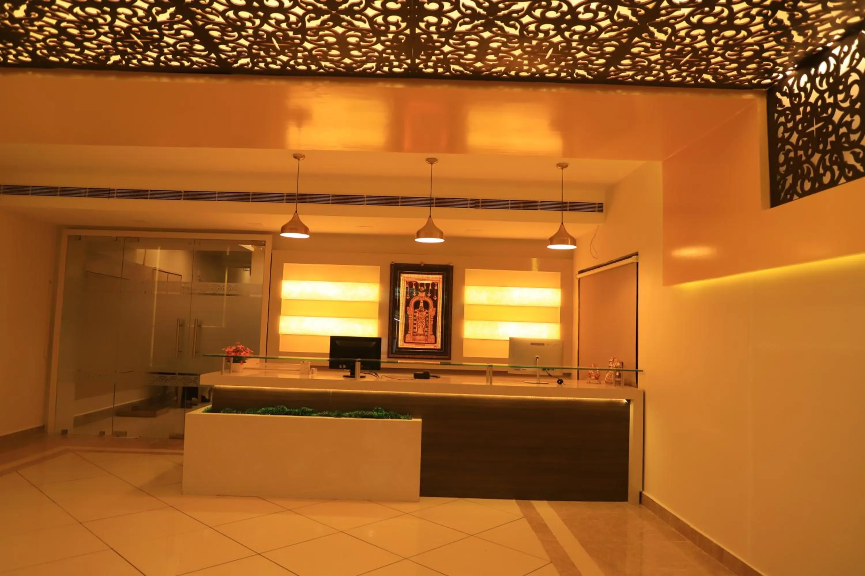 Lobby or reception in TM Hotel