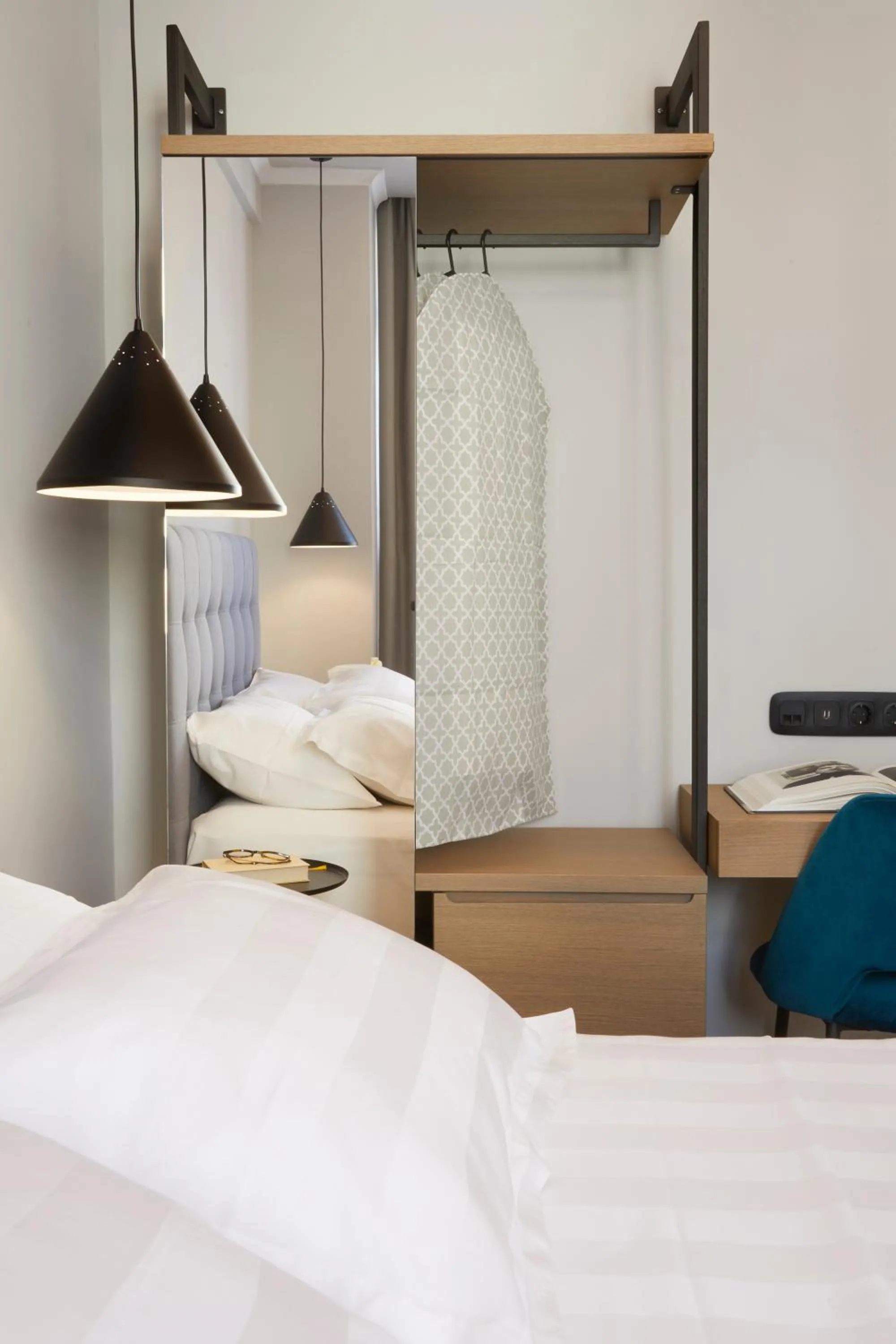 Bedroom, Bed in The Artist Athens