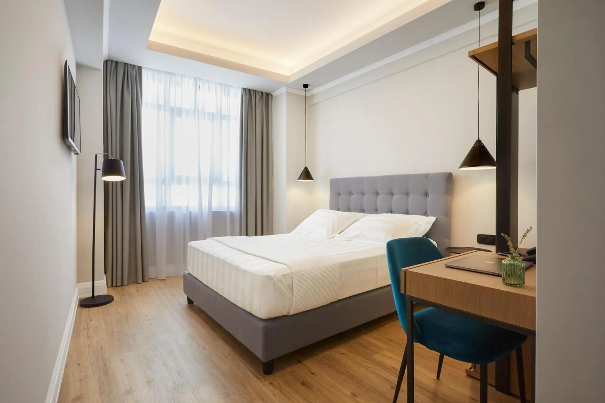 Bedroom, Bed in The Artist Athens