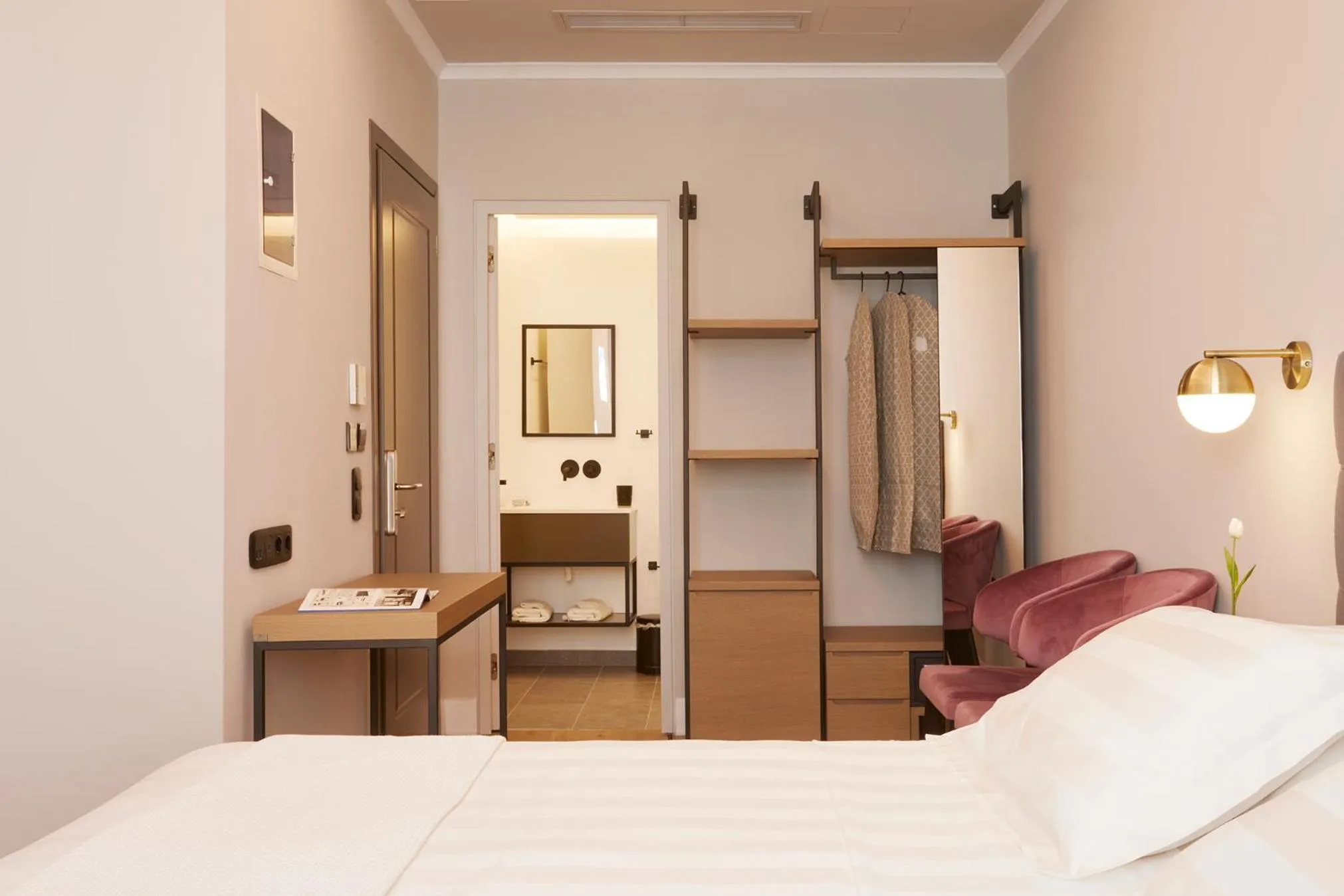 Bedroom, Bed in The Artist Athens