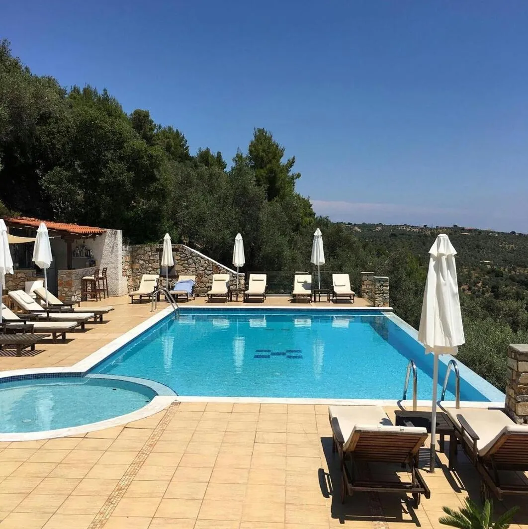 Swimming pool in Skiathos Garden Cottages