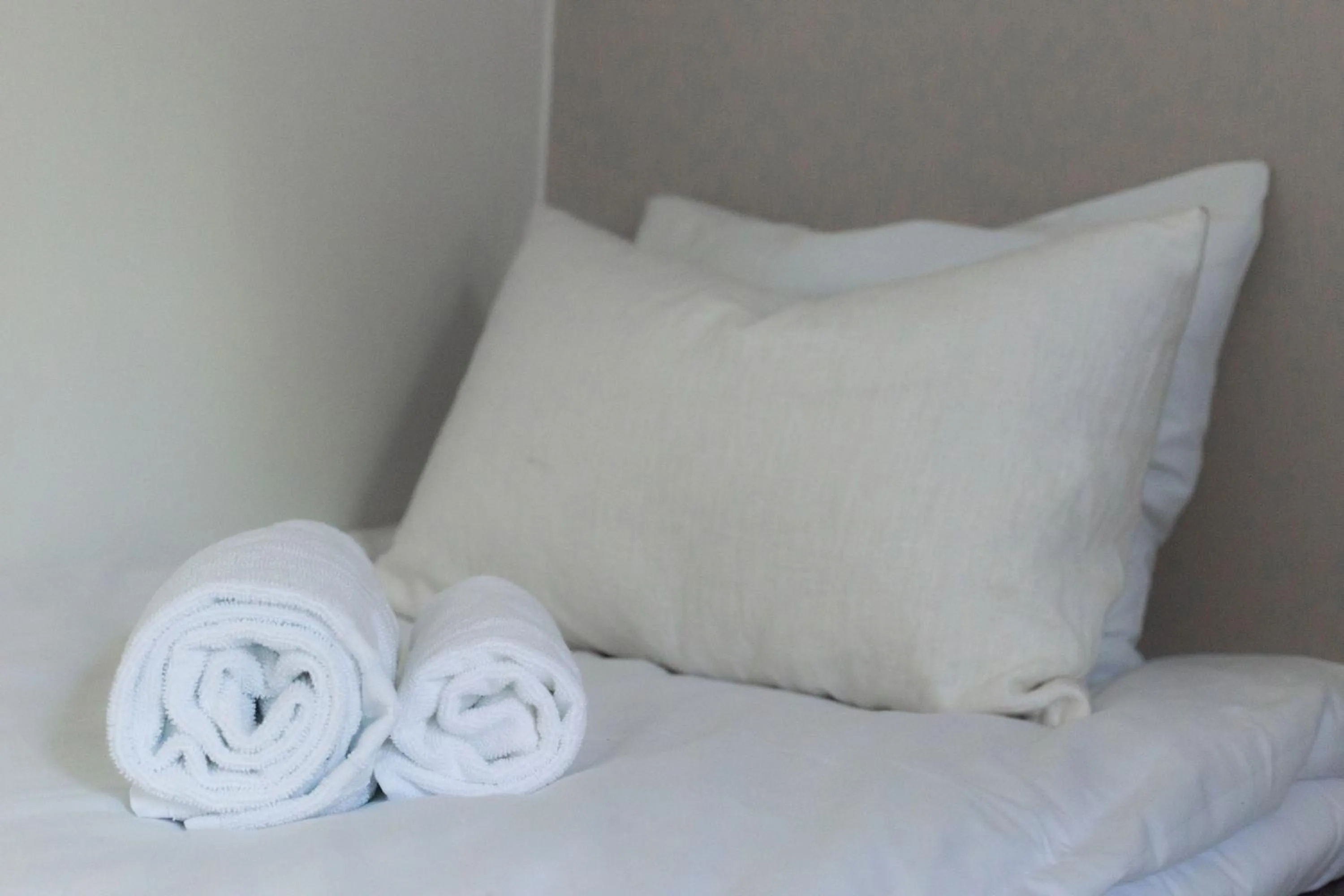 Bed in Visulahti Cottages