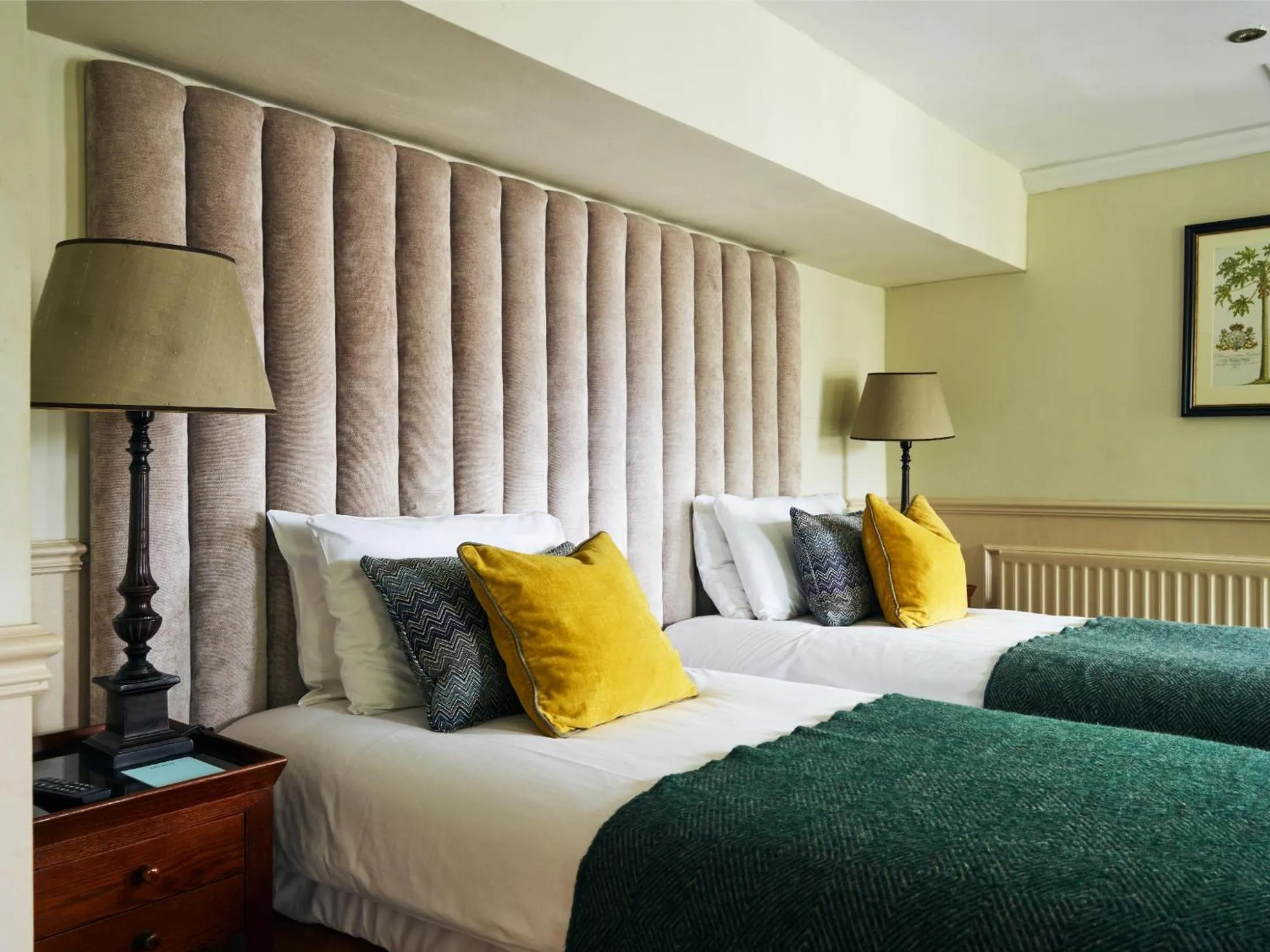 Bed in The Talbot Inn