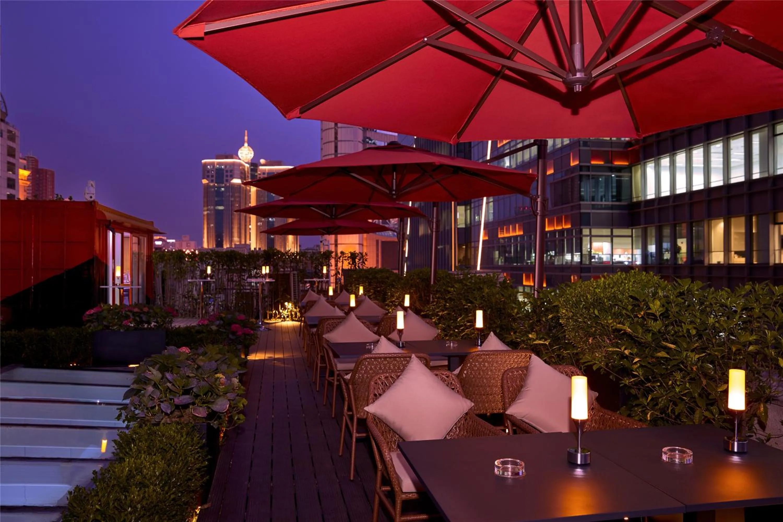 Balcony/Terrace in Kempinski The One Suites Hotel Shanghai Downtown