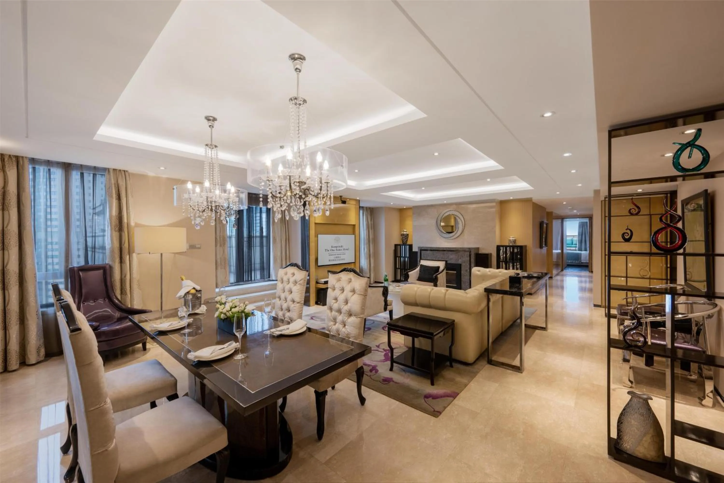 Photo of the whole room in Kempinski The One Suites Hotel Shanghai Downtown