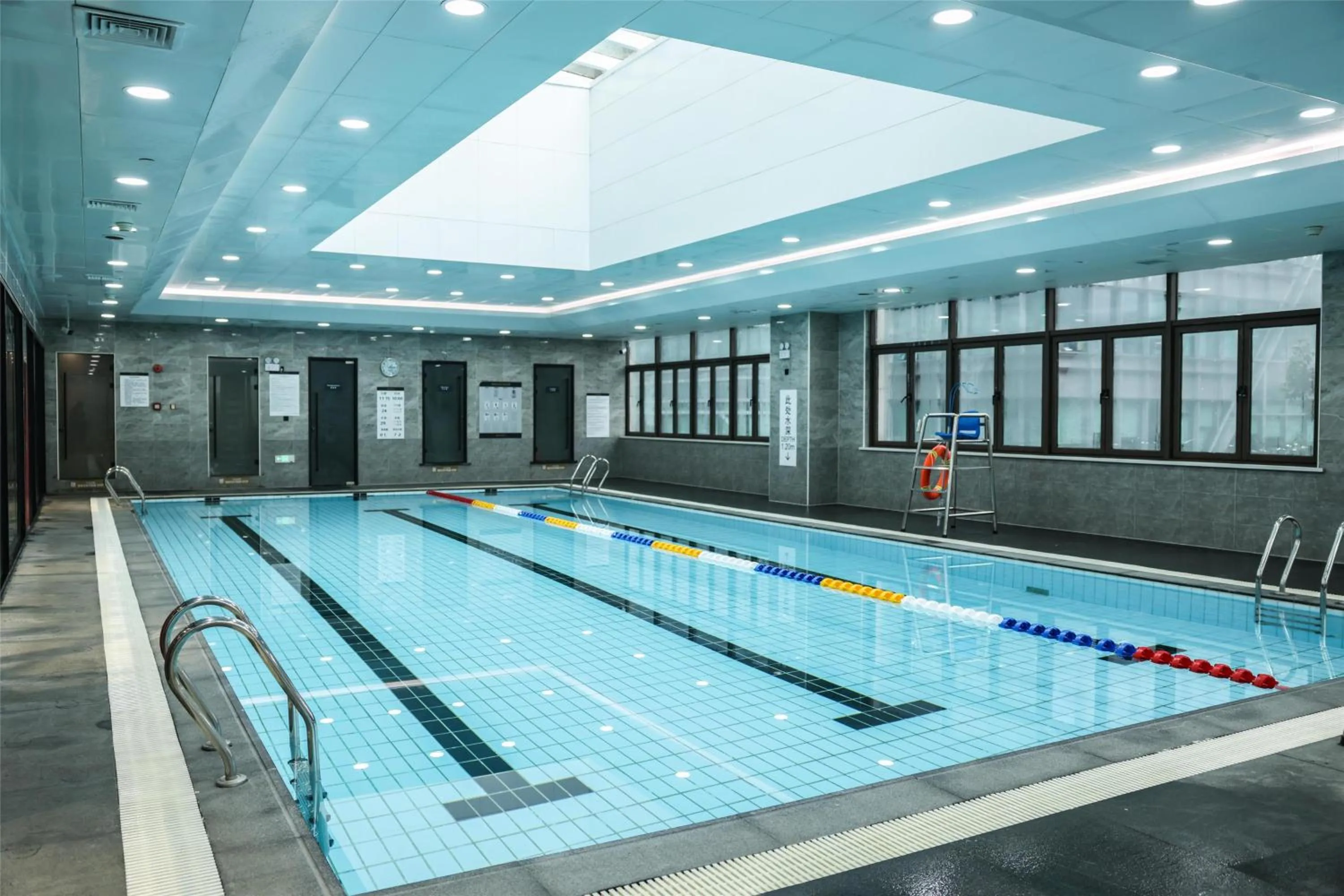 Pool view in Kempinski The One Suites Hotel Shanghai Downtown