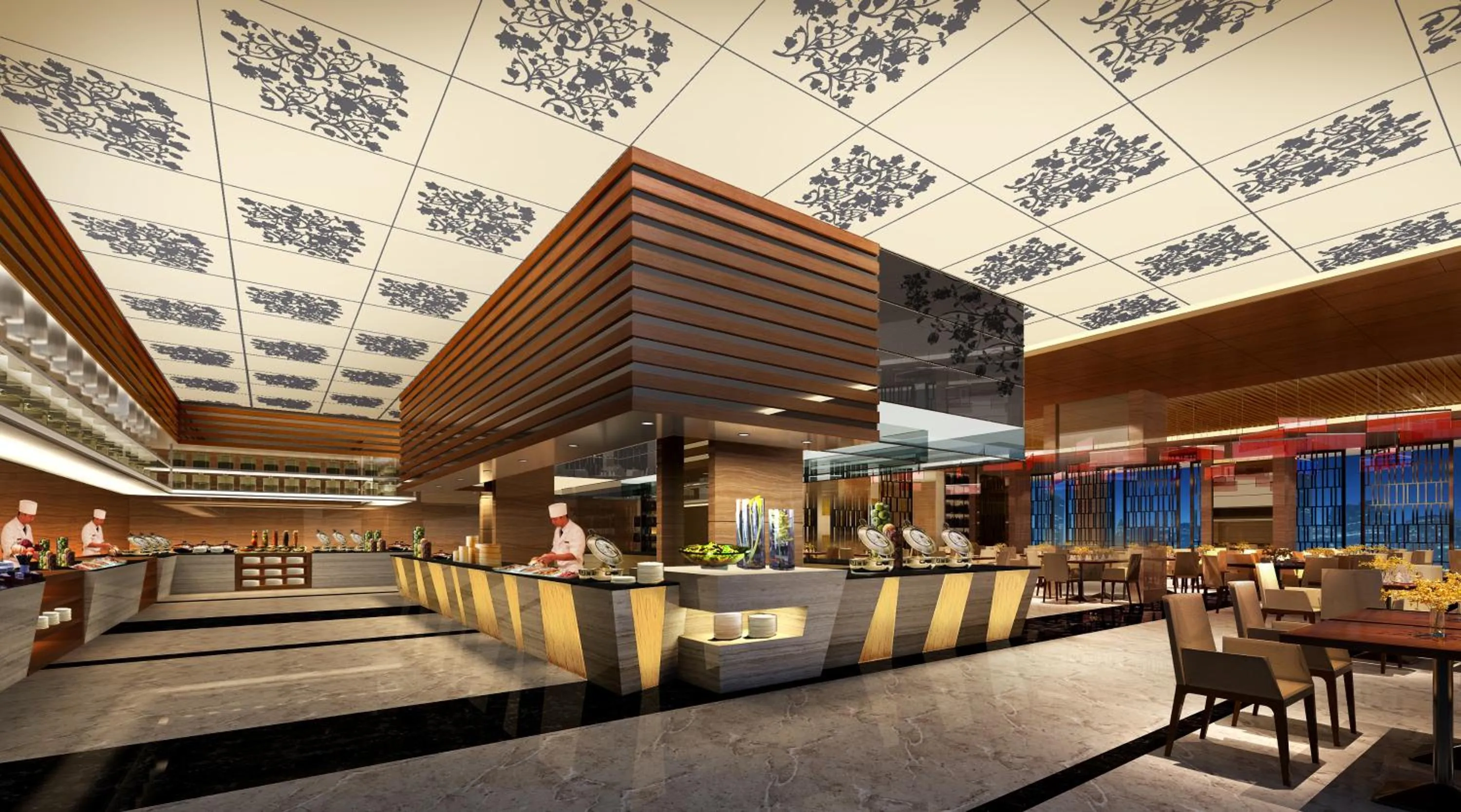 Restaurant/places to eat in Grand Skylight International Hotel Ganzhou Chang Zhen Avenue