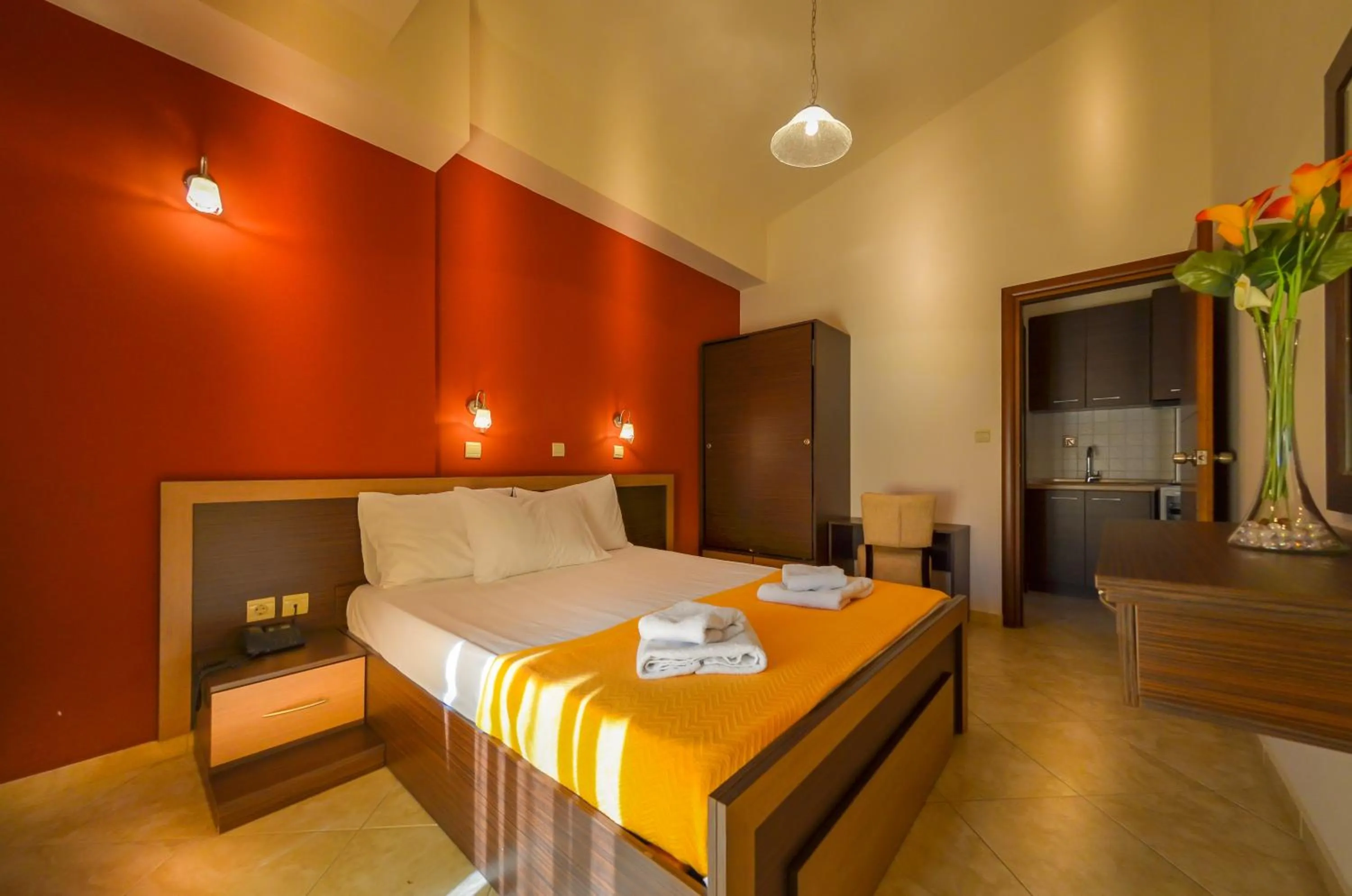Bedroom, Bed in Kladis Club Holidays