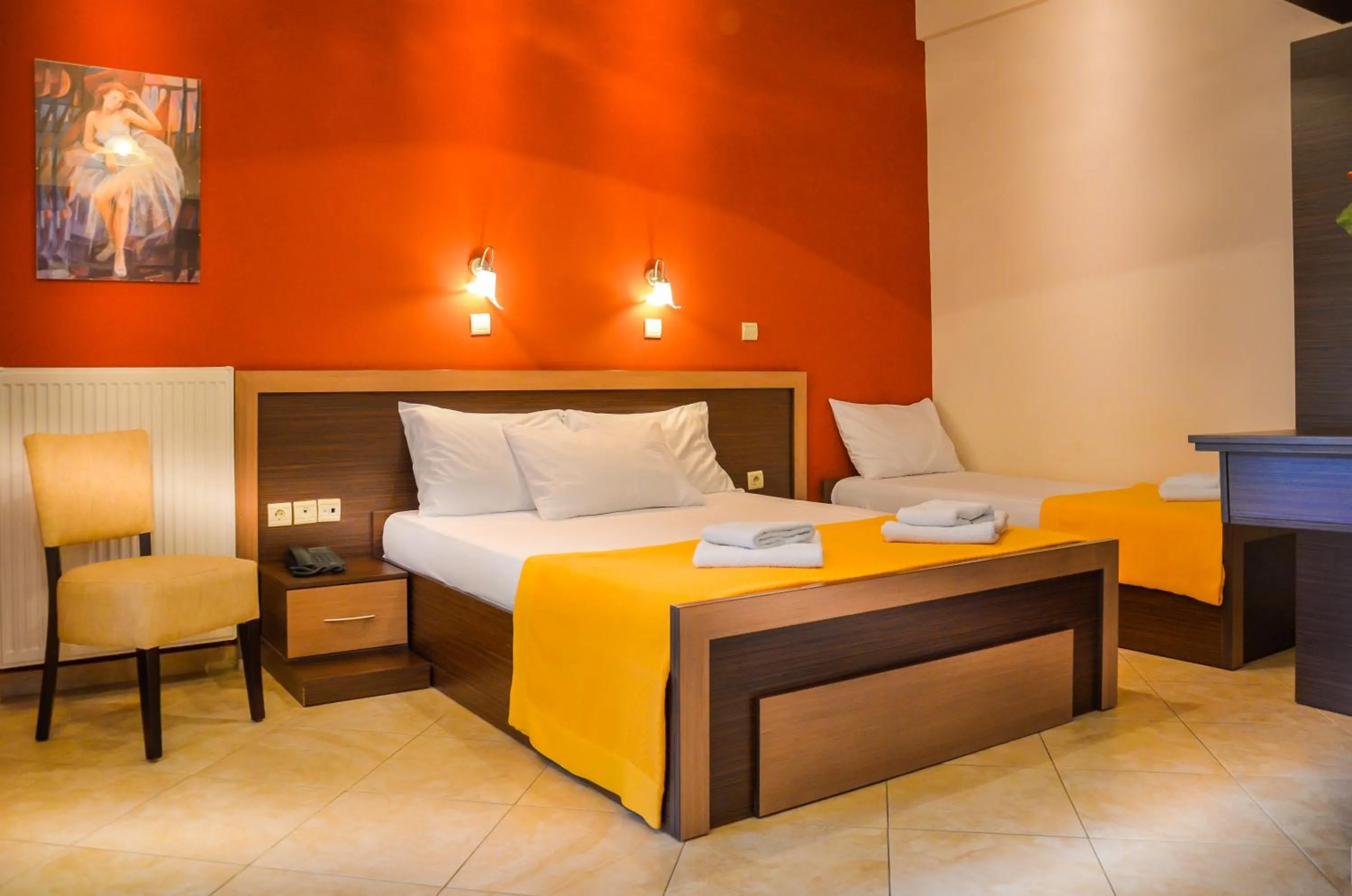 Bedroom, Bed in Kladis Club Holidays