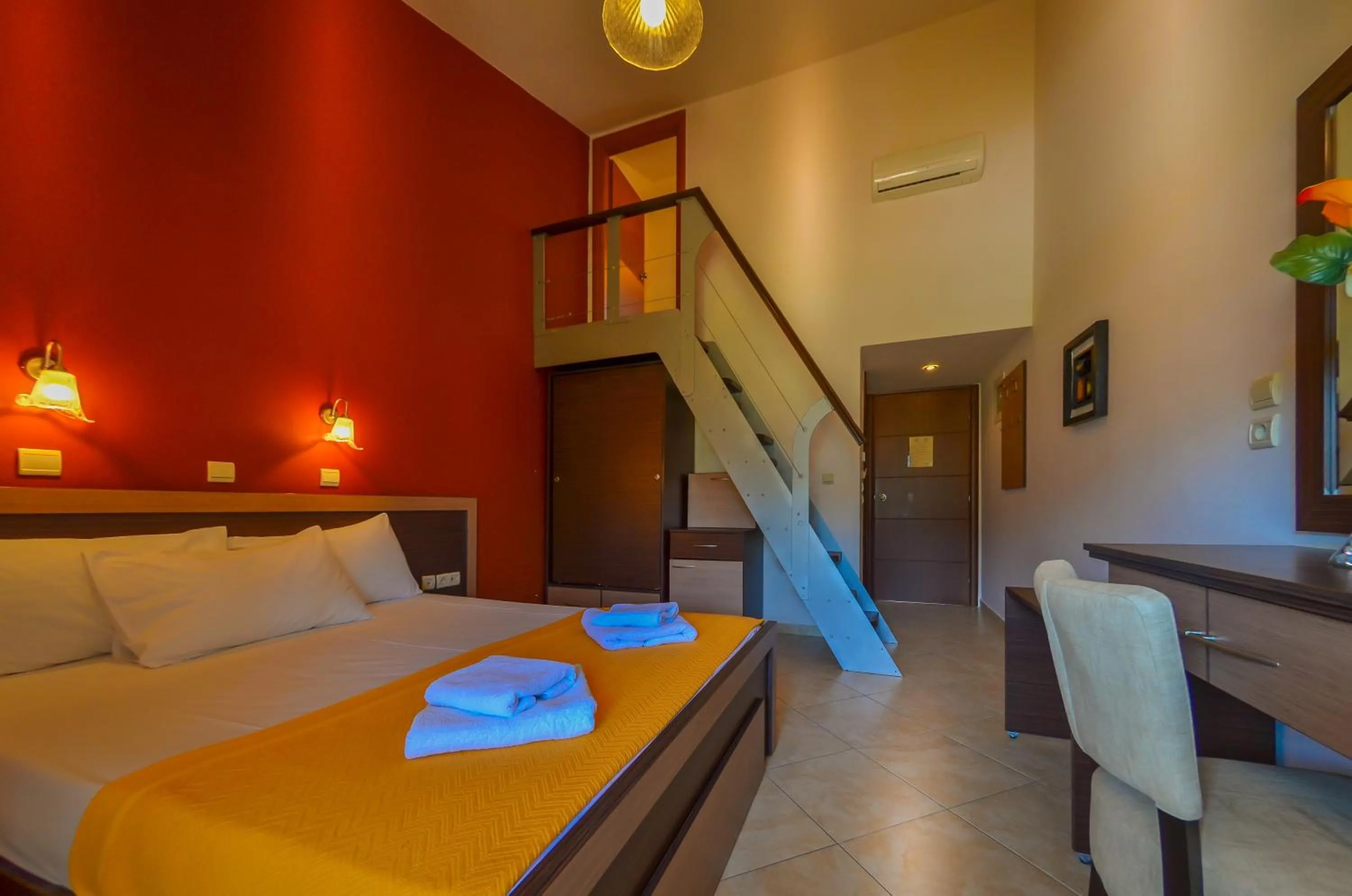 Bedroom, Bed in Kladis Club Holidays