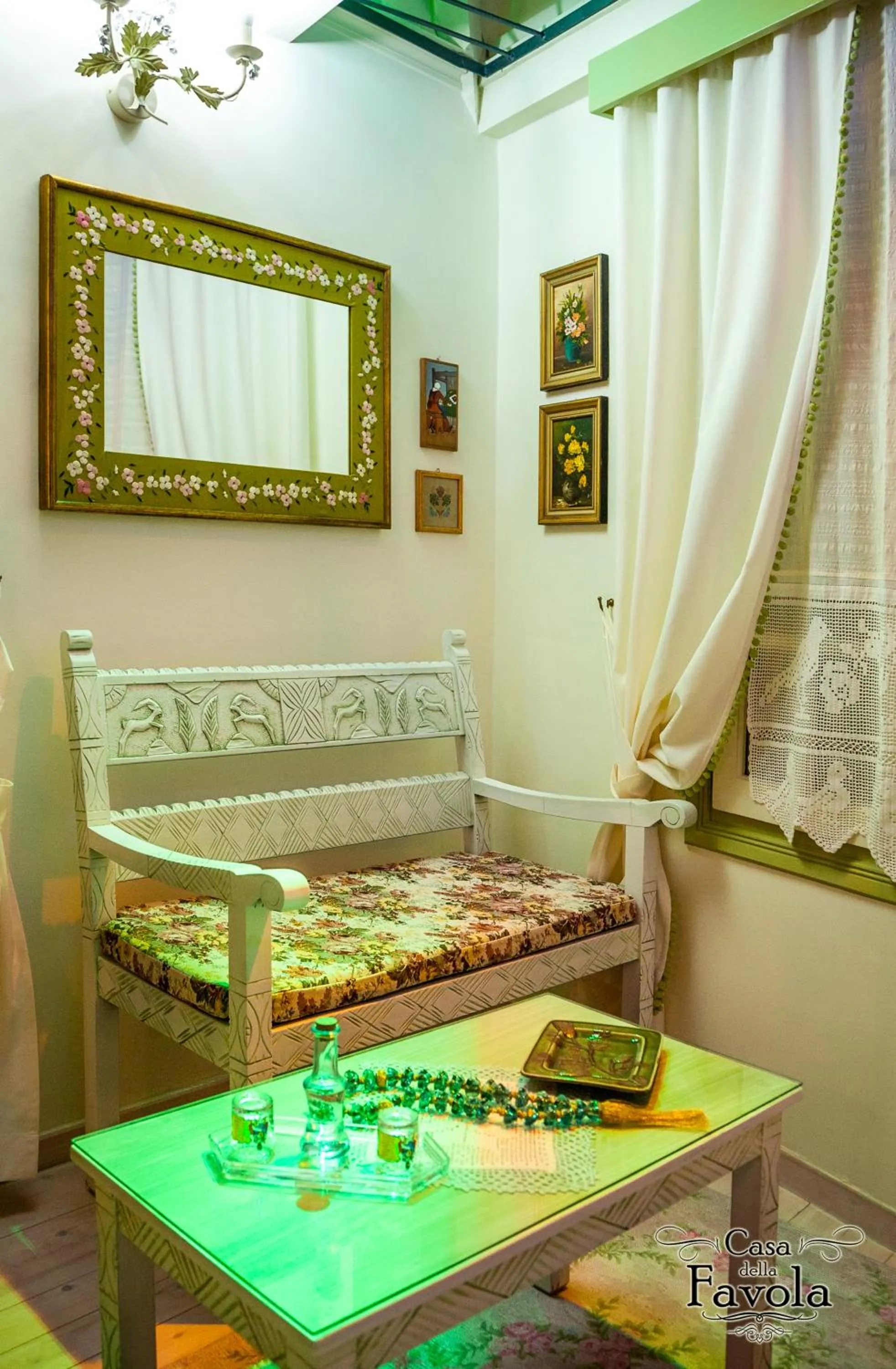 Living room in Casa della Favola Boutique Hotel