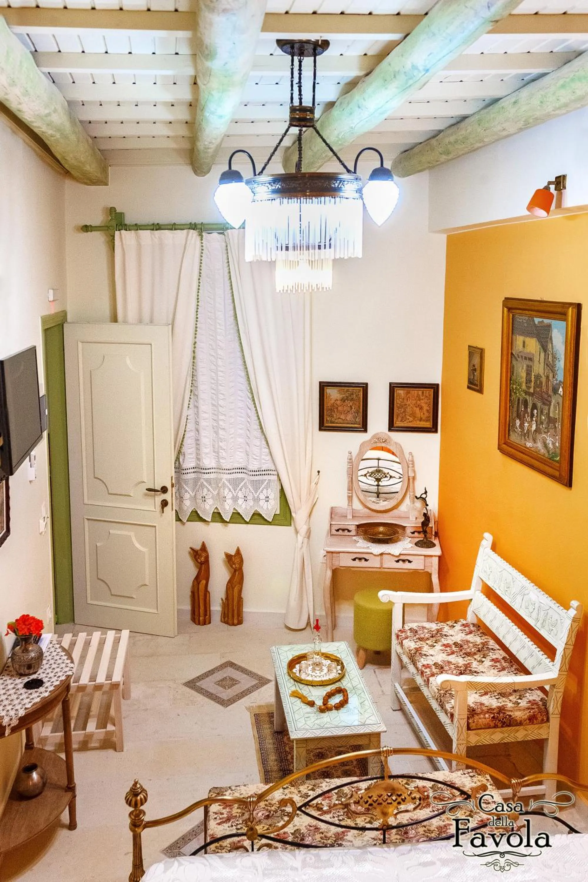 Living room in Casa della Favola Boutique Hotel