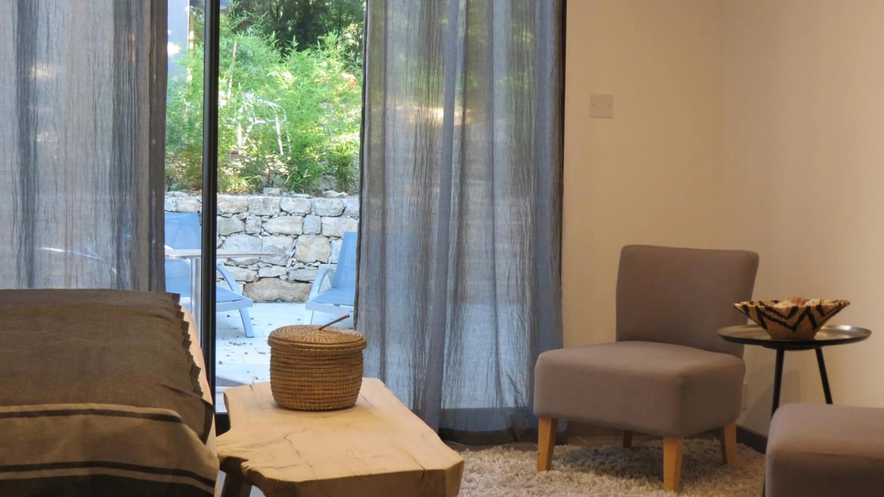 Garden view in Le Castellas du Pic St Loup