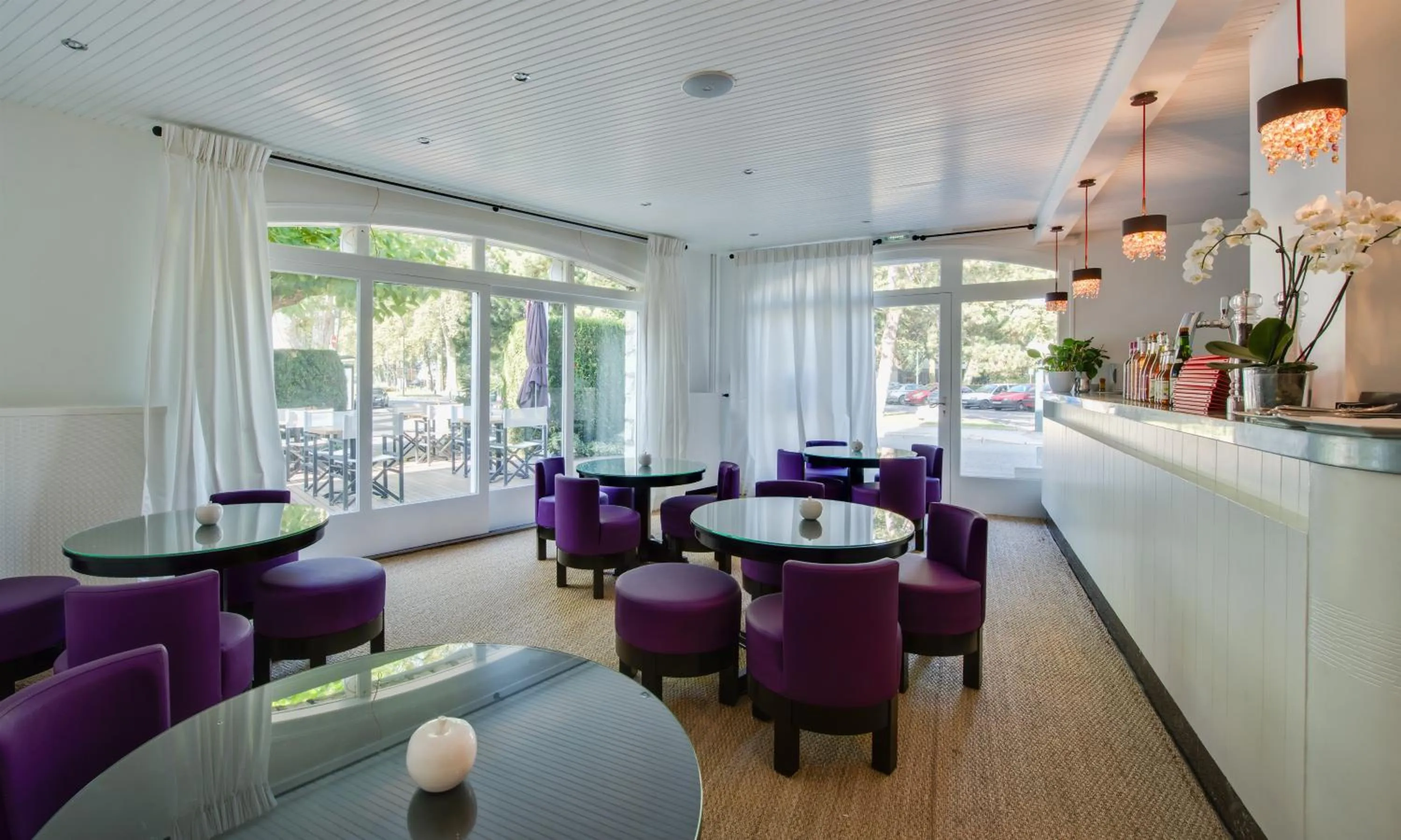 Lounge or bar in Hôtel Catalpa