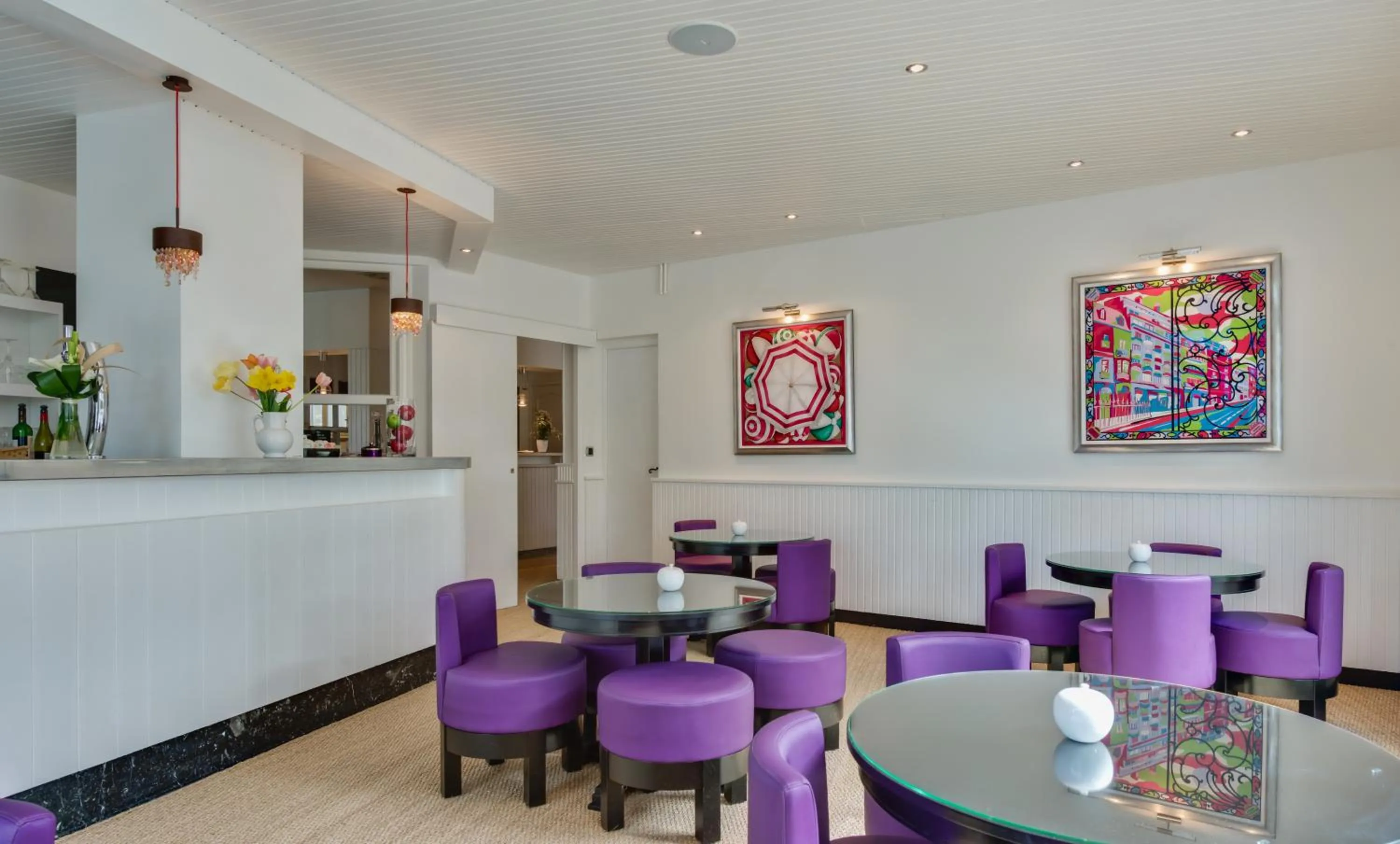 Lounge or bar in Hôtel Catalpa