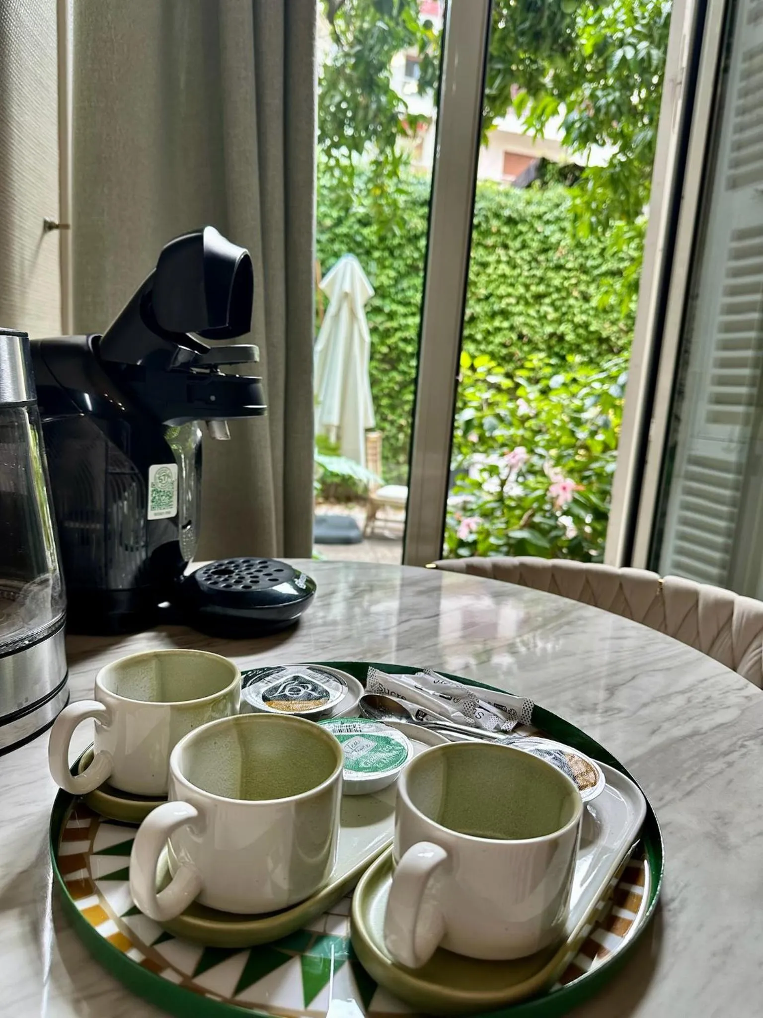 Coffee/tea facilities in Nice Garden Hotel