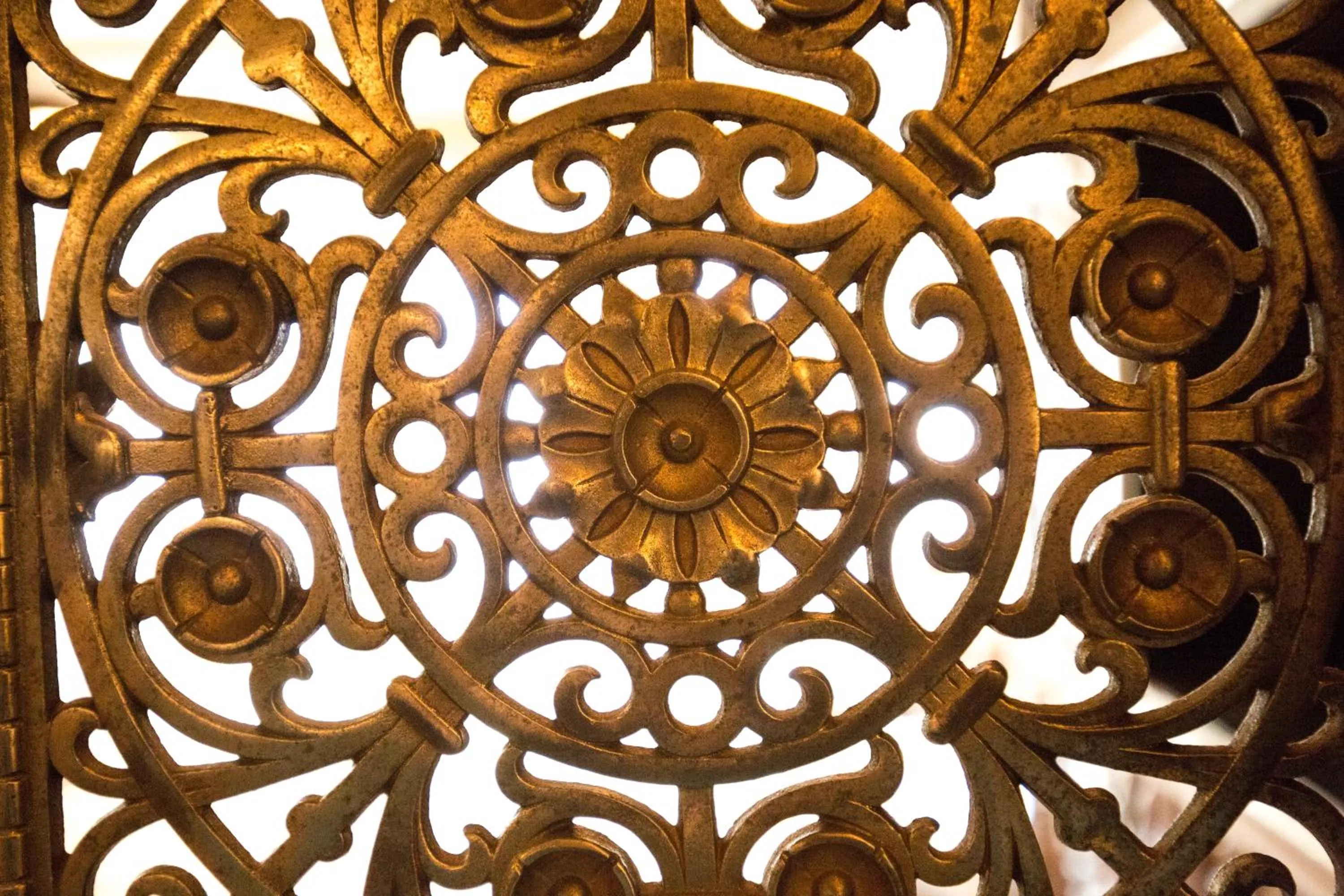 Decorative detail in Chalet Marcora