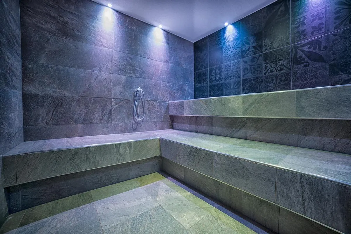 Steam room in Chalet Marcora
