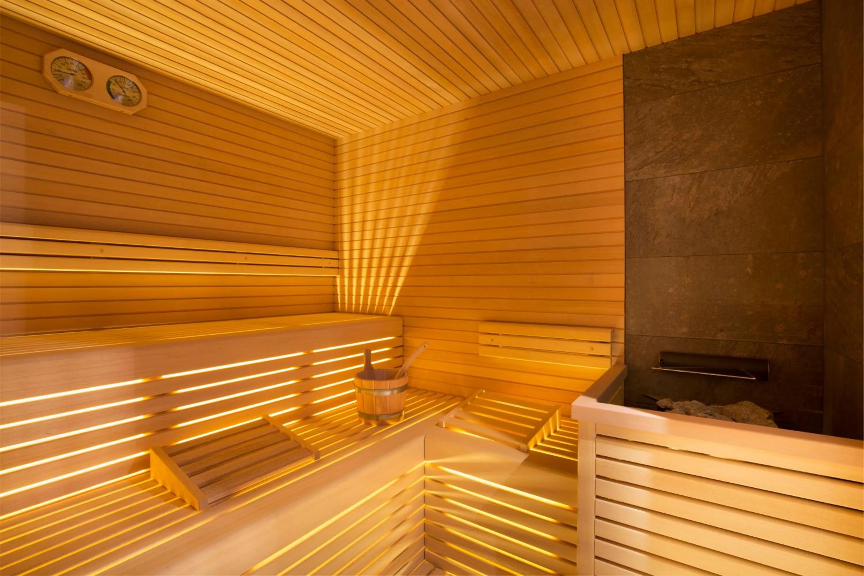 Sauna in Chalet Marcora