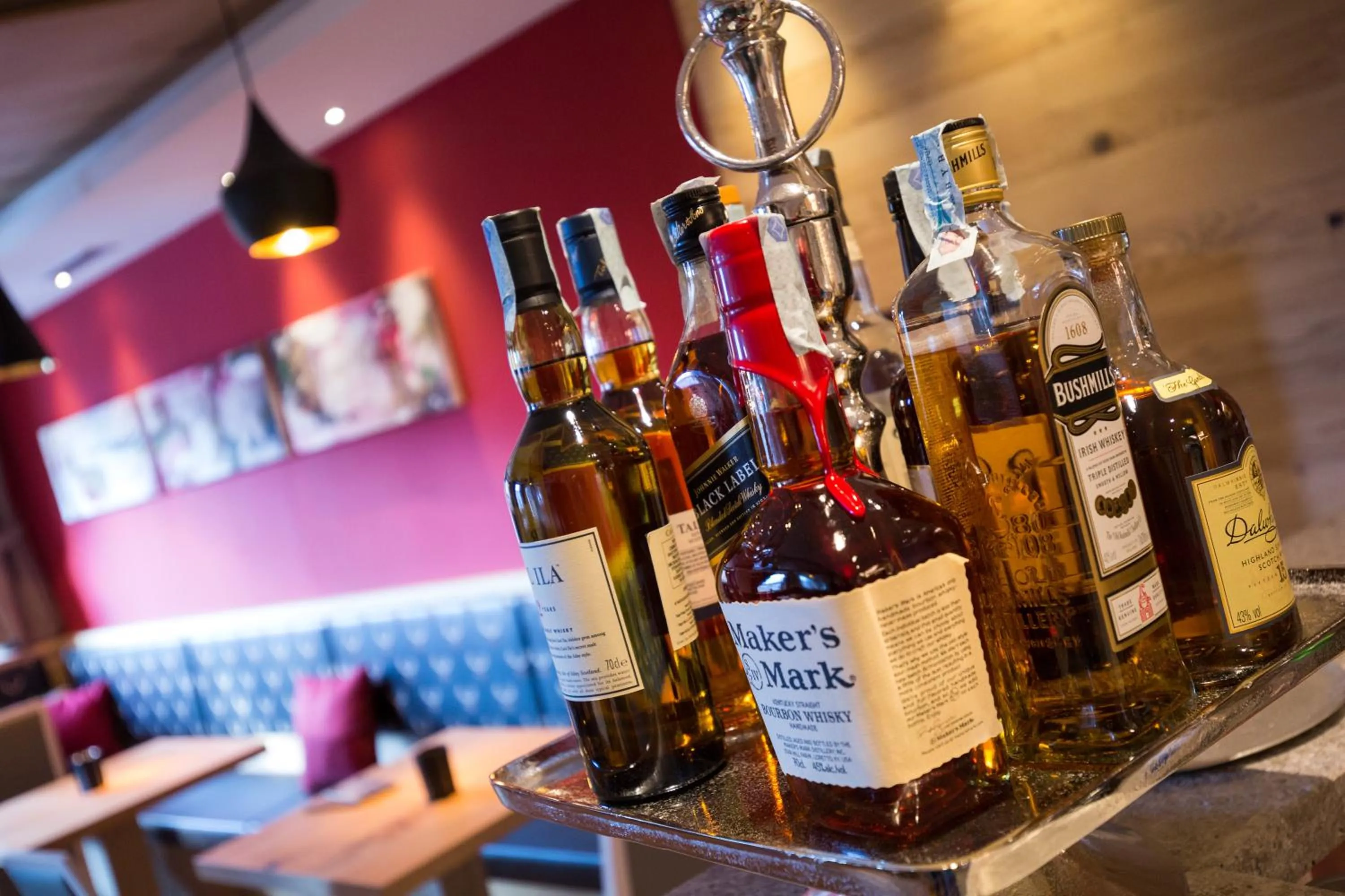 Alcoholic drinks in Chalet Marcora