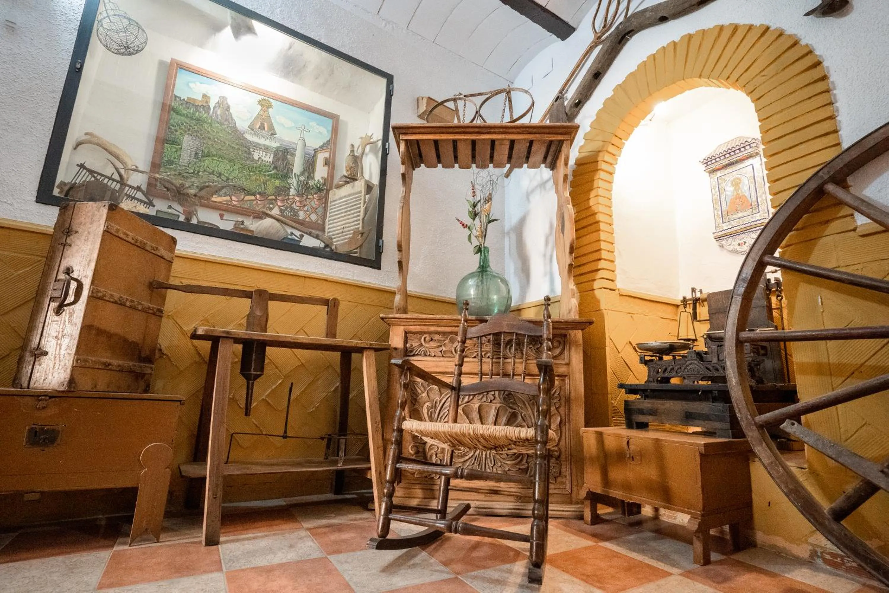 Seating area in APAR. SIERRAGUADALQUIVIR
