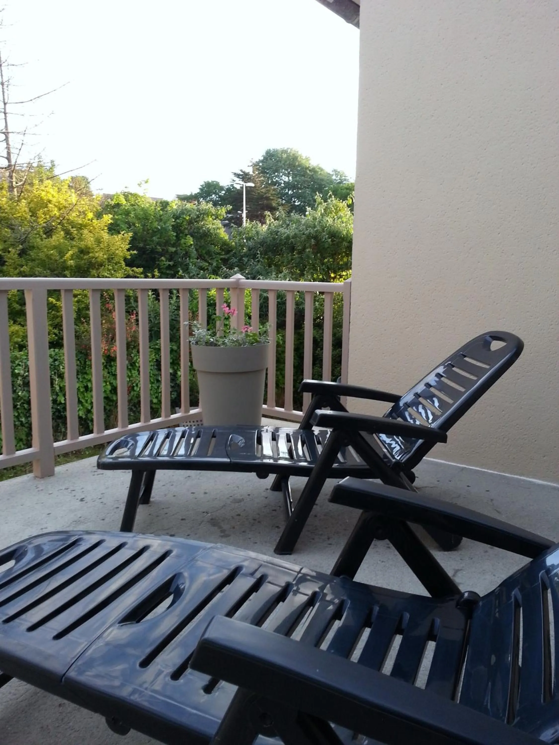 Garden in Hôtel L'ideal le Mountbatten