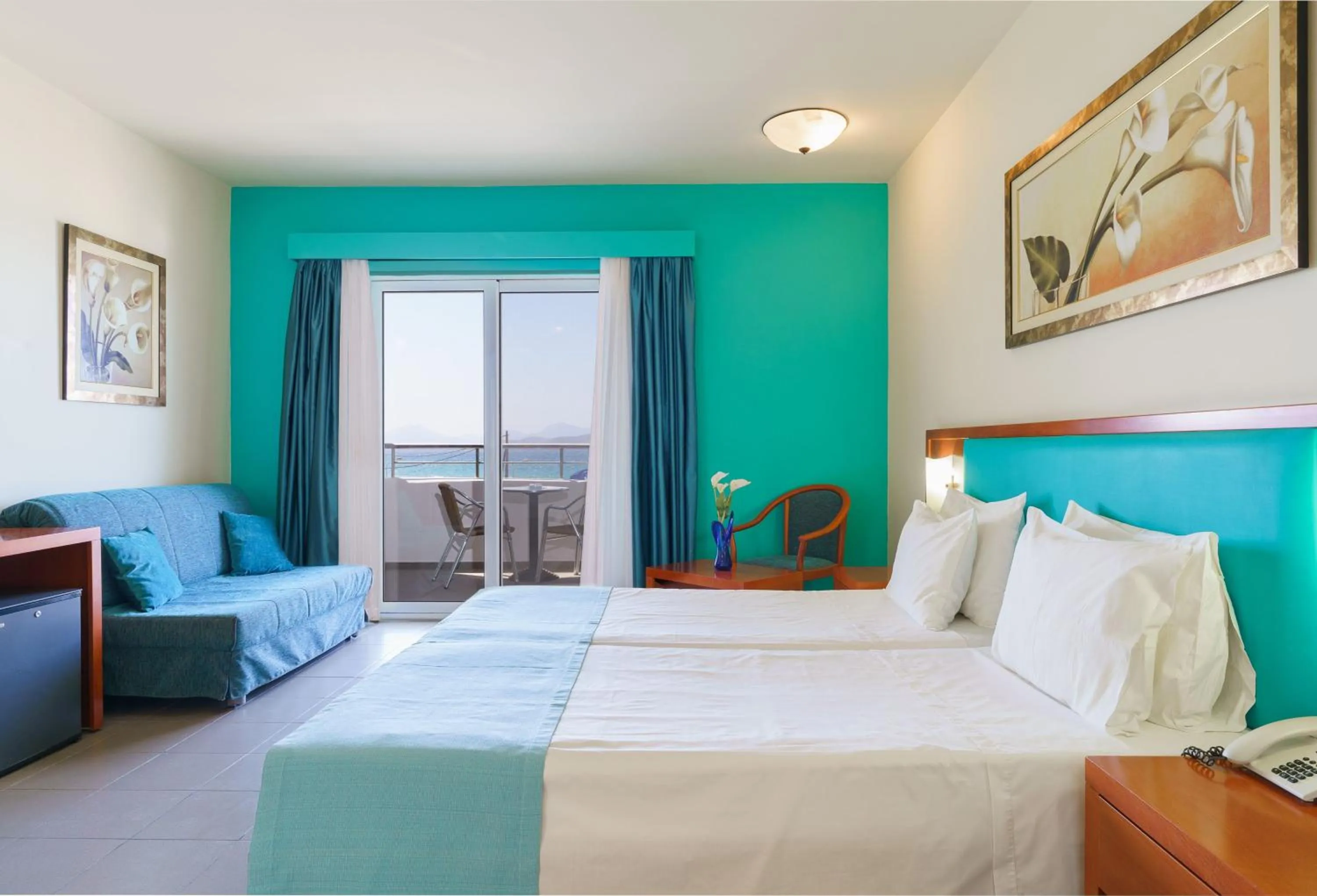 Bedroom, Bed in Kos Palace