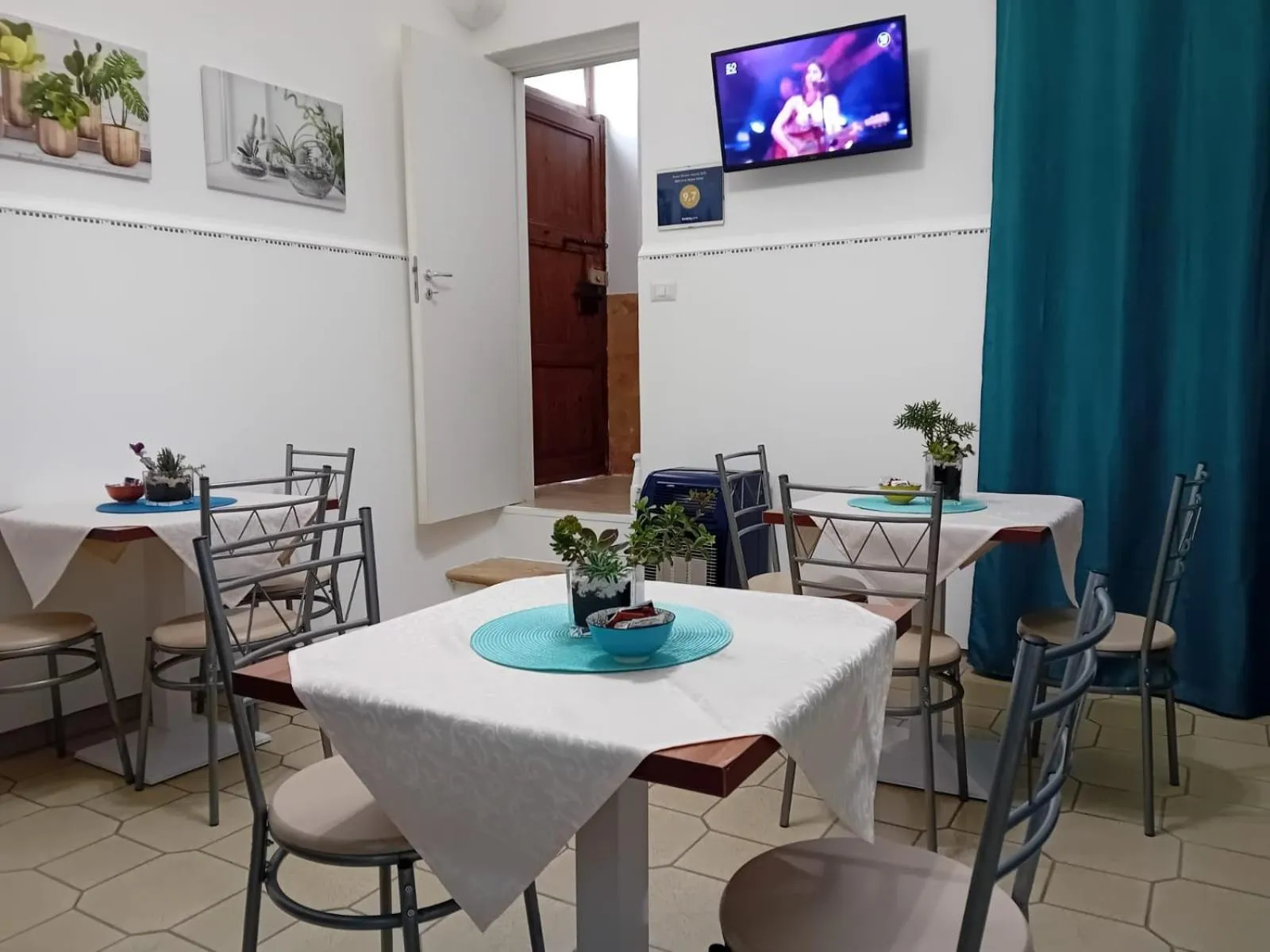 Decorative detail in B&B Corte Regina Esther