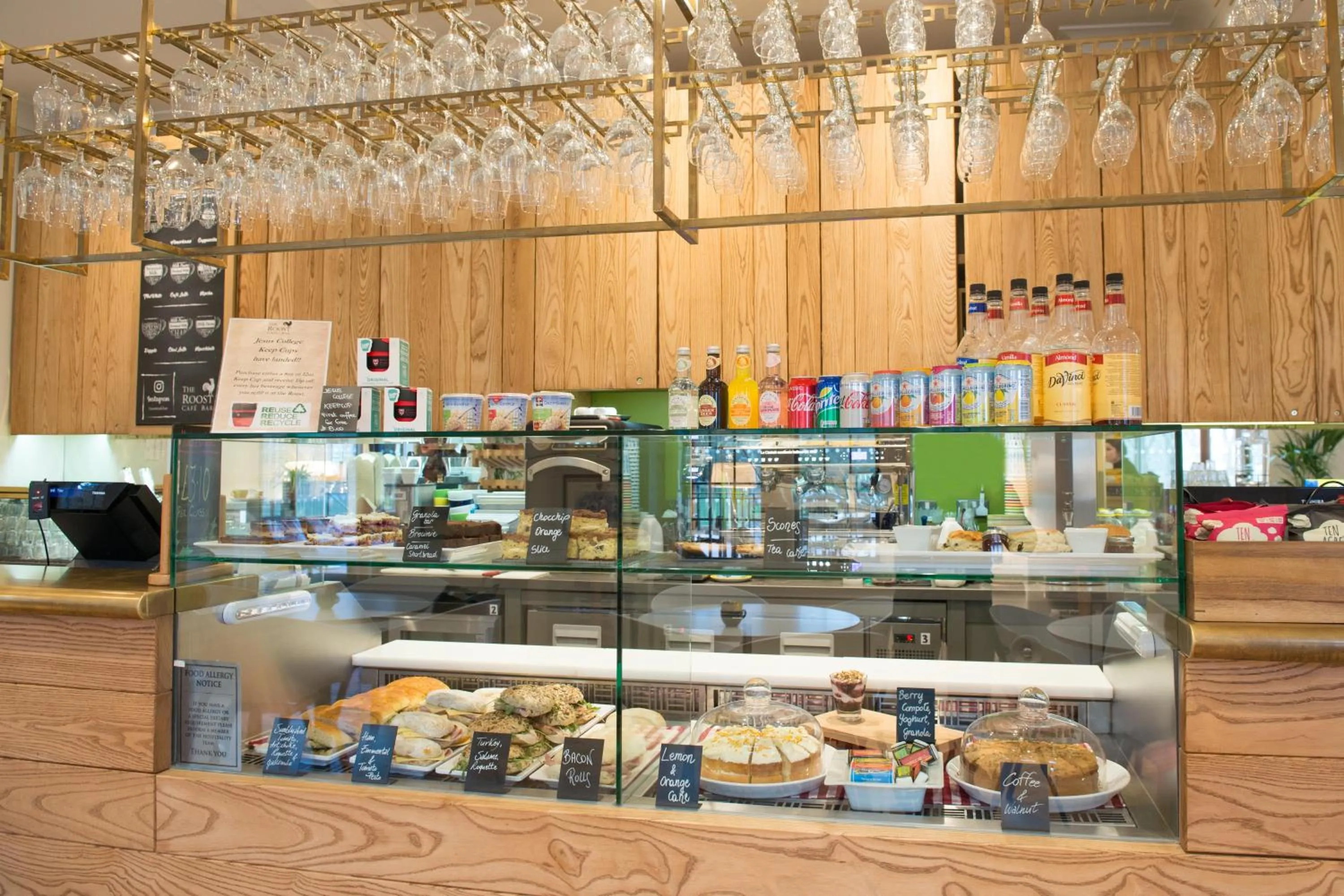 Restaurant/places to eat in West Court- Jesus College