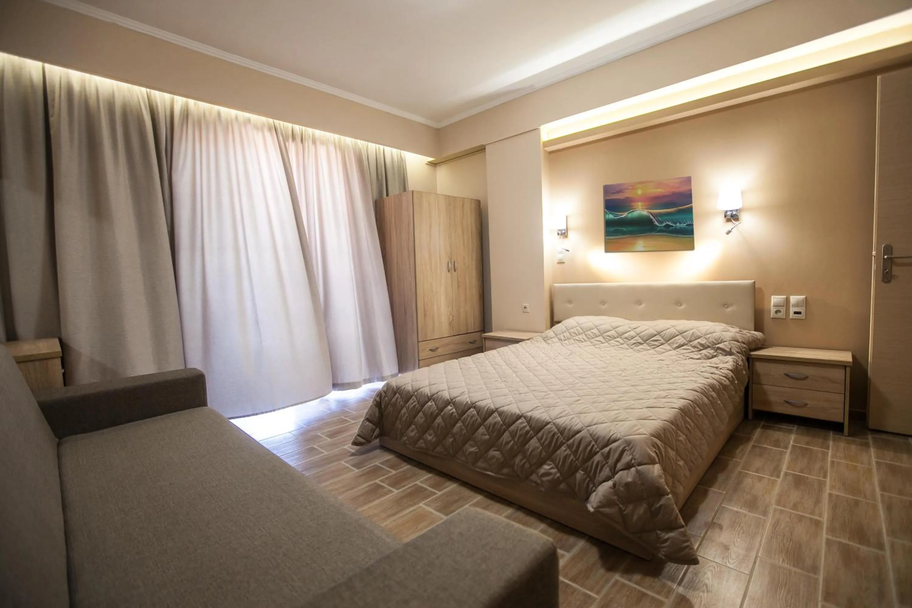 Bed in Vista Del Mare Rooms