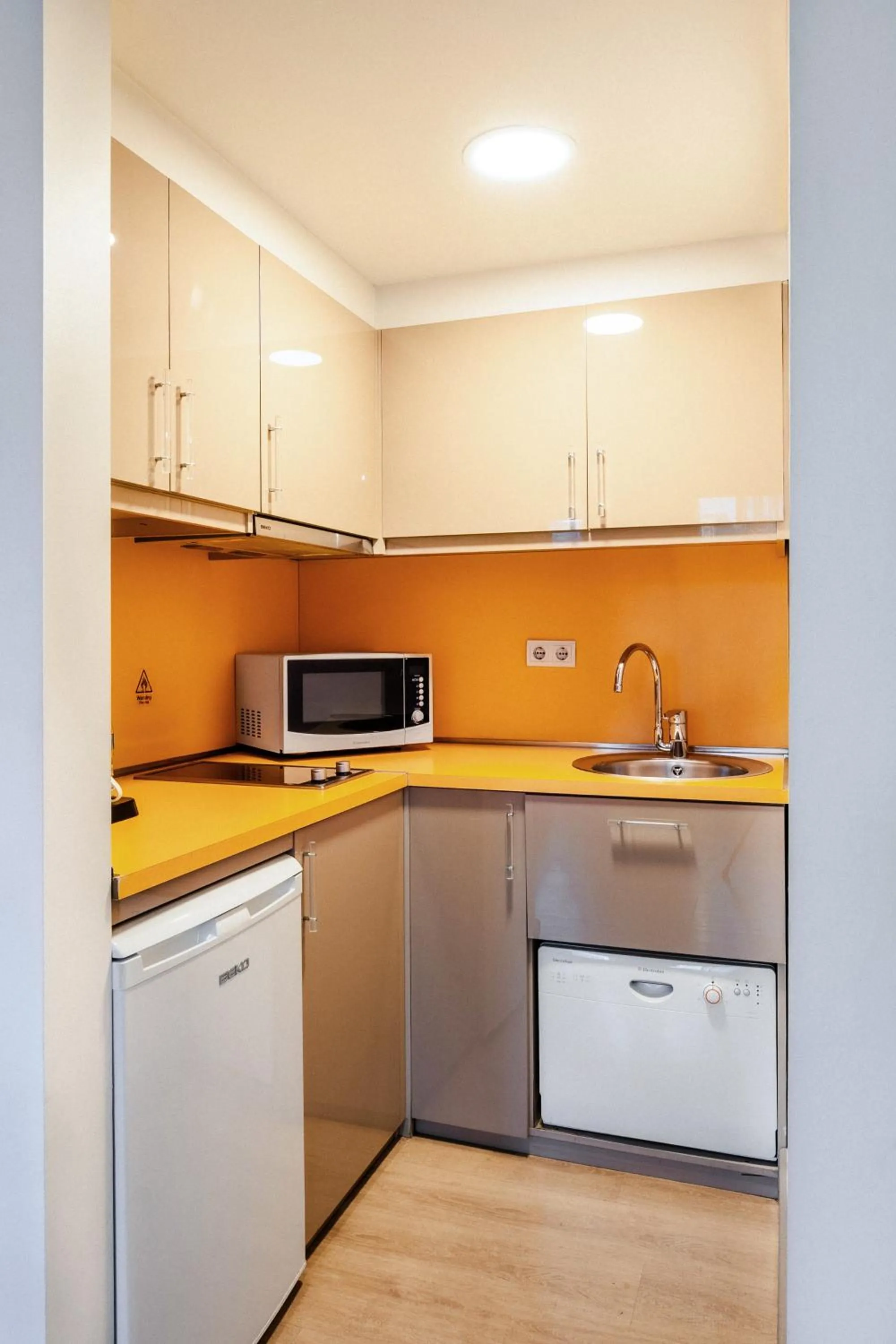 Kitchen or kitchenette in Cheya Beşiktaş Istanbul Bosphorus City Center Hotel & Suites