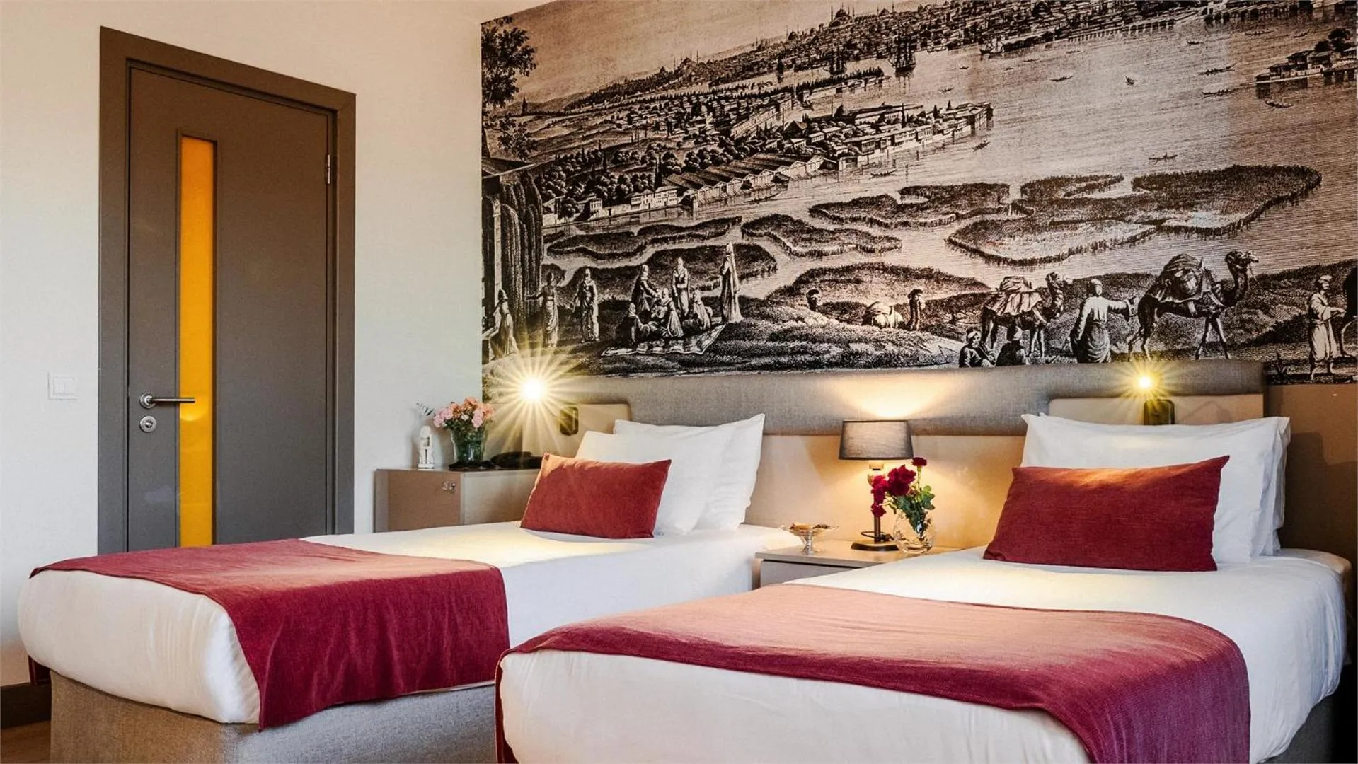 Bed in Cheya Beşiktaş Istanbul Bosphorus City Center Hotel & Suites