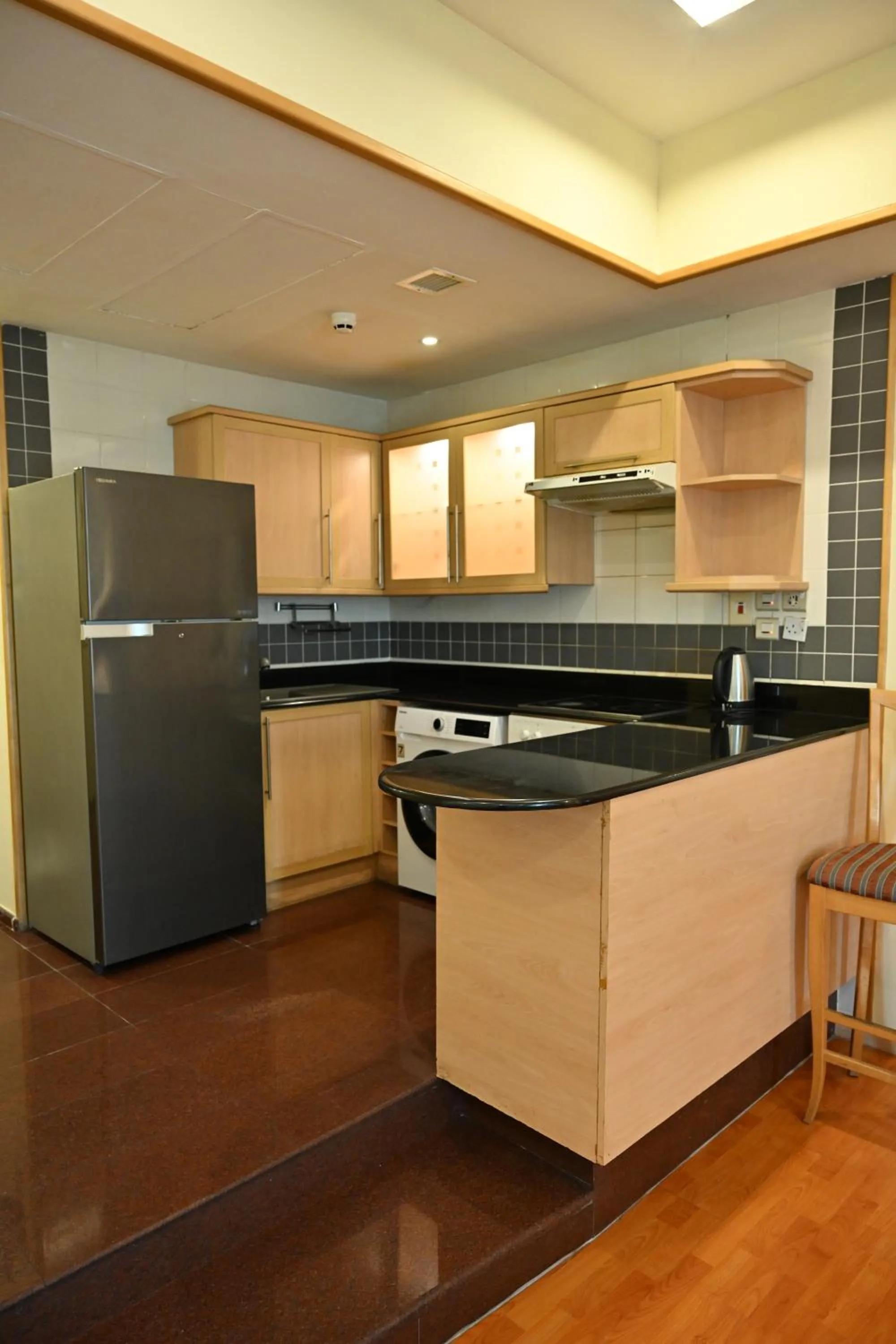Kitchen or kitchenette in One Pavilion Luxury Serviced Apartments