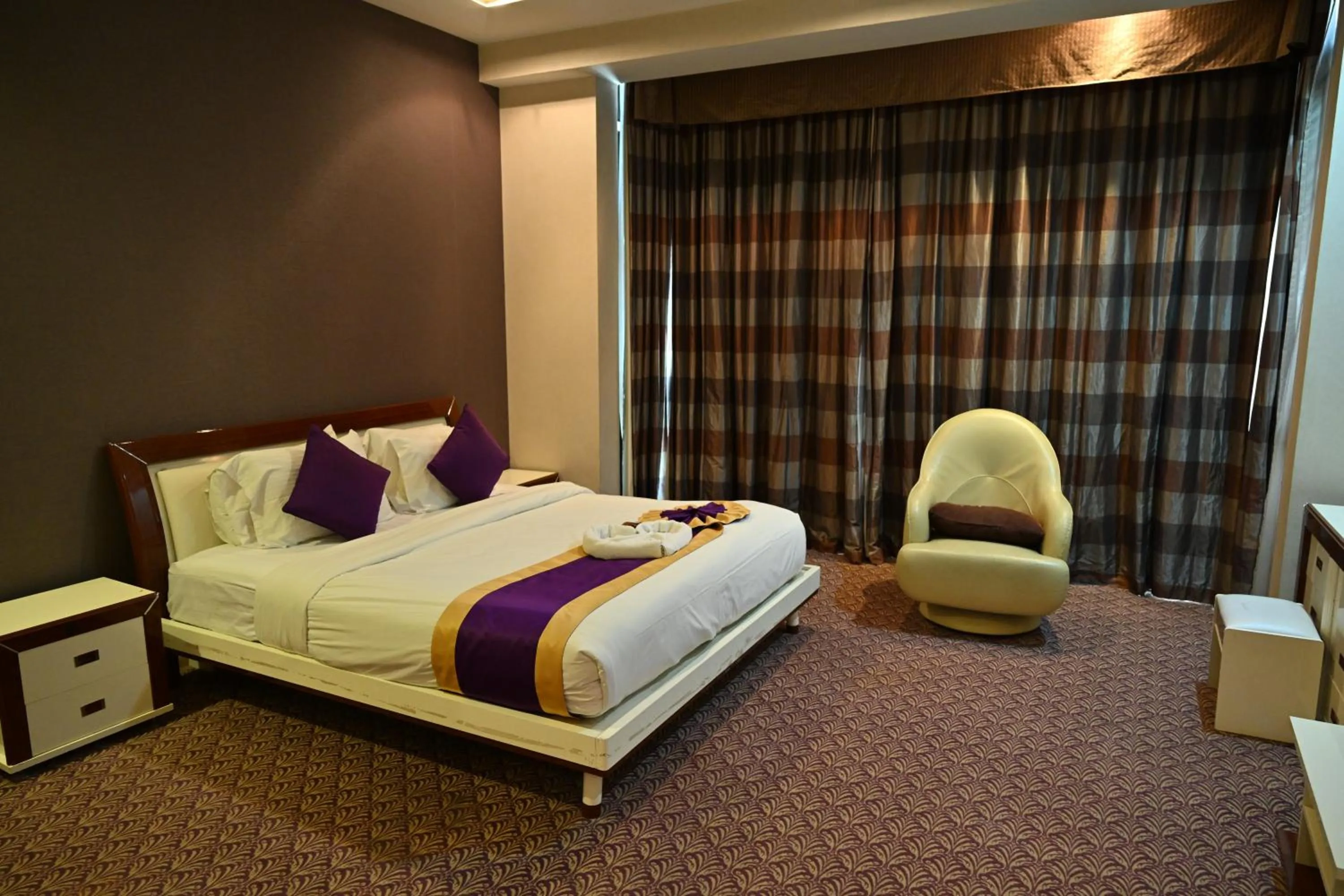 Living room, Bed in One Pavilion Luxury Serviced Apartments