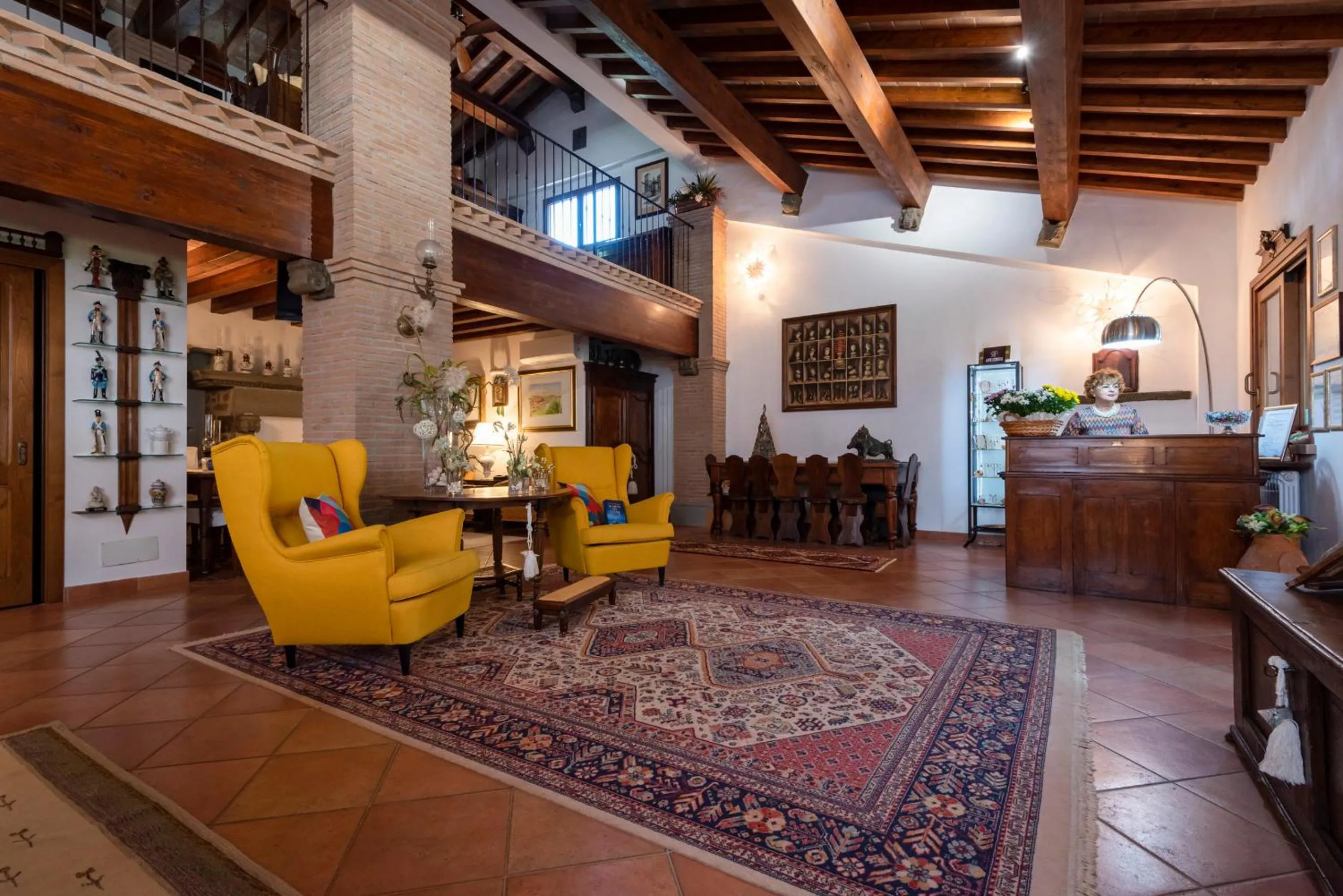 Lobby or reception in Agriturismo La Rombaia