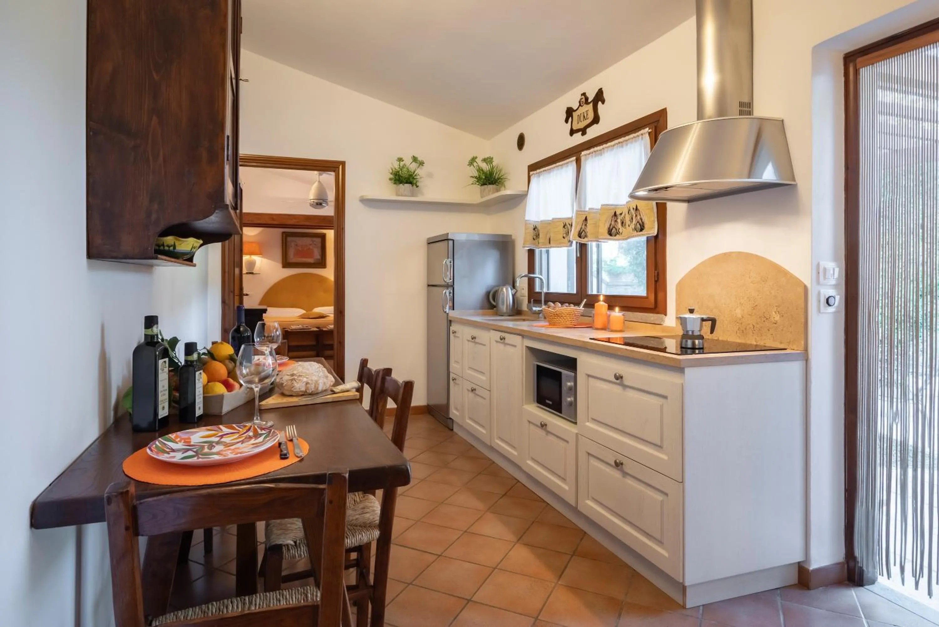 Kitchen or kitchenette in Agriturismo La Rombaia