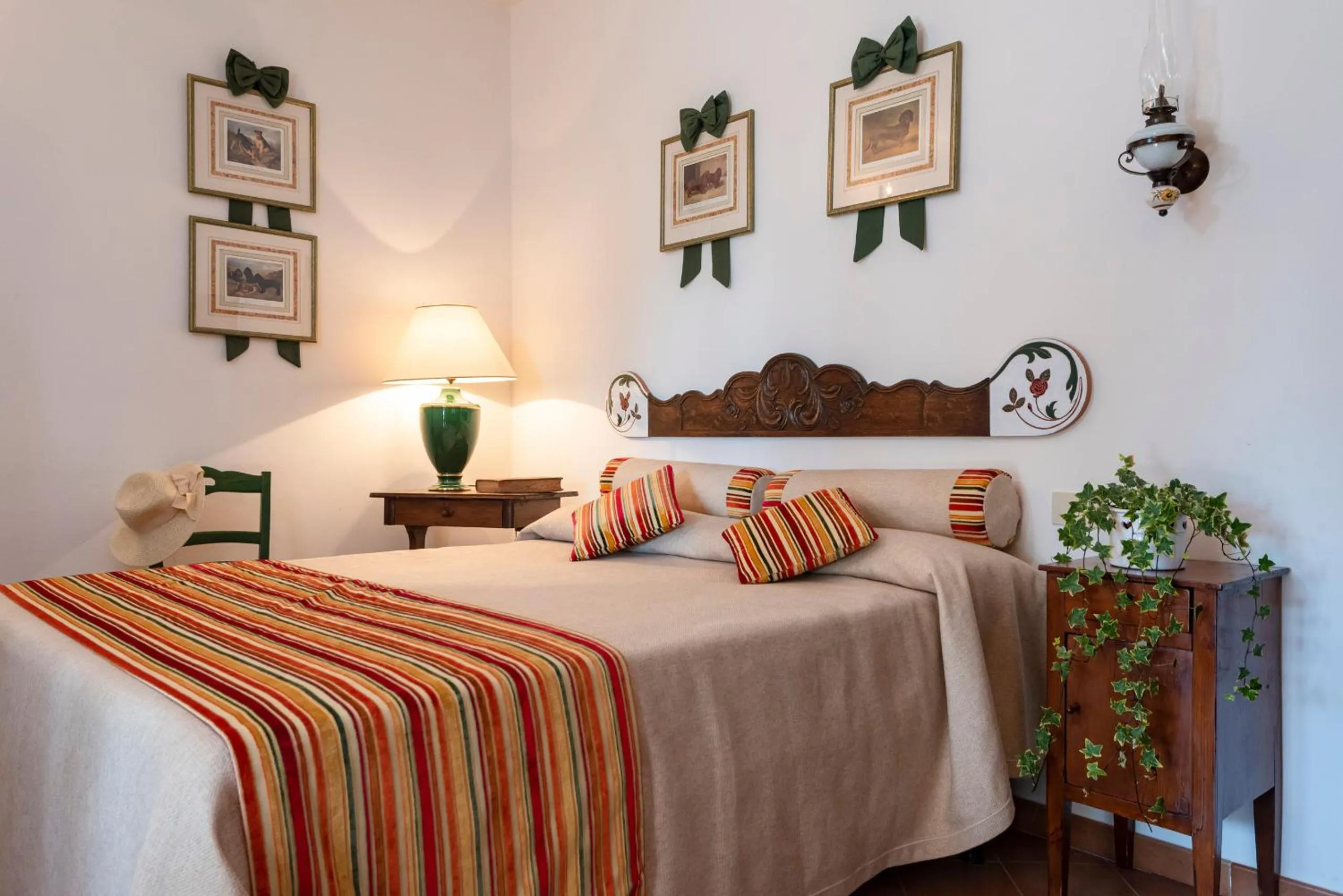 Bed in Agriturismo La Rombaia