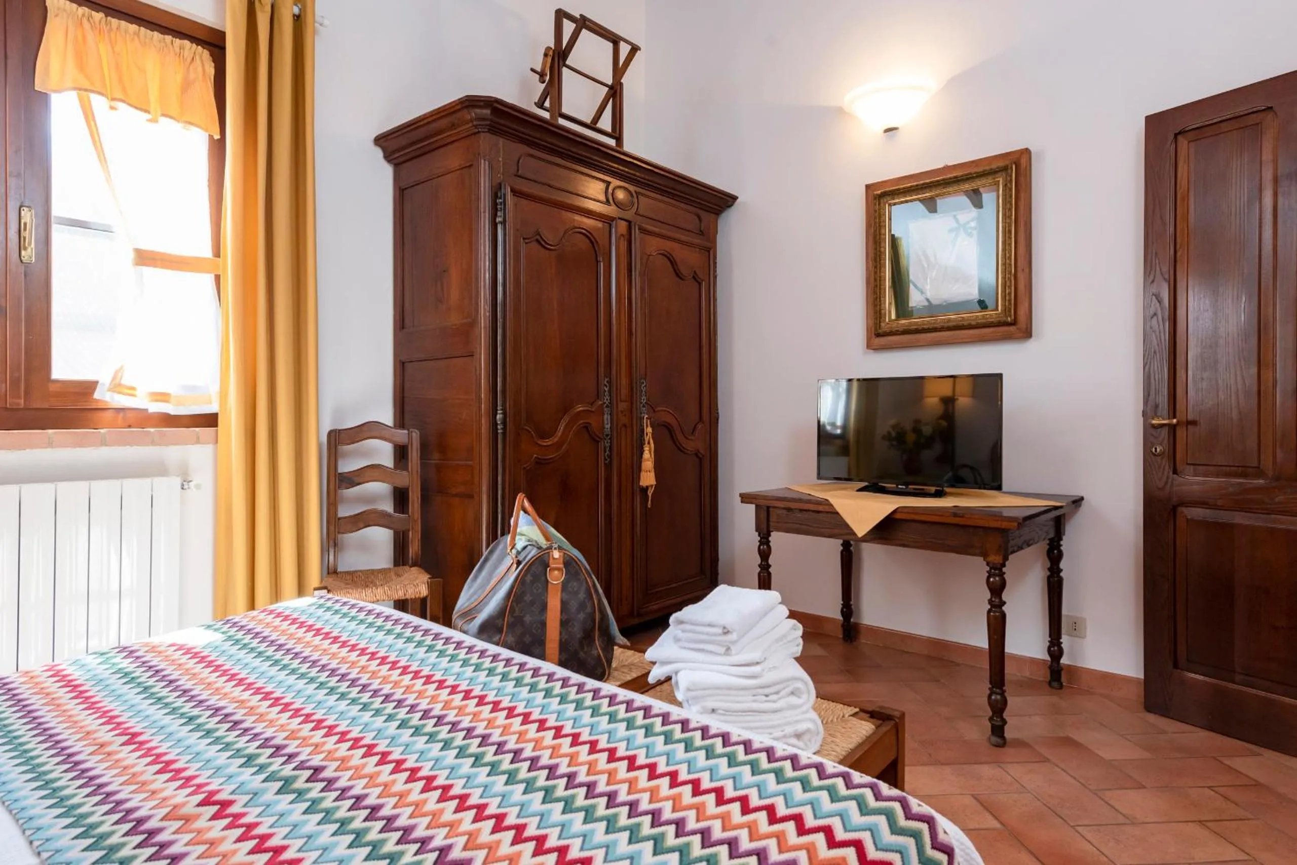 Photo of the whole room, Bed in Agriturismo La Rombaia