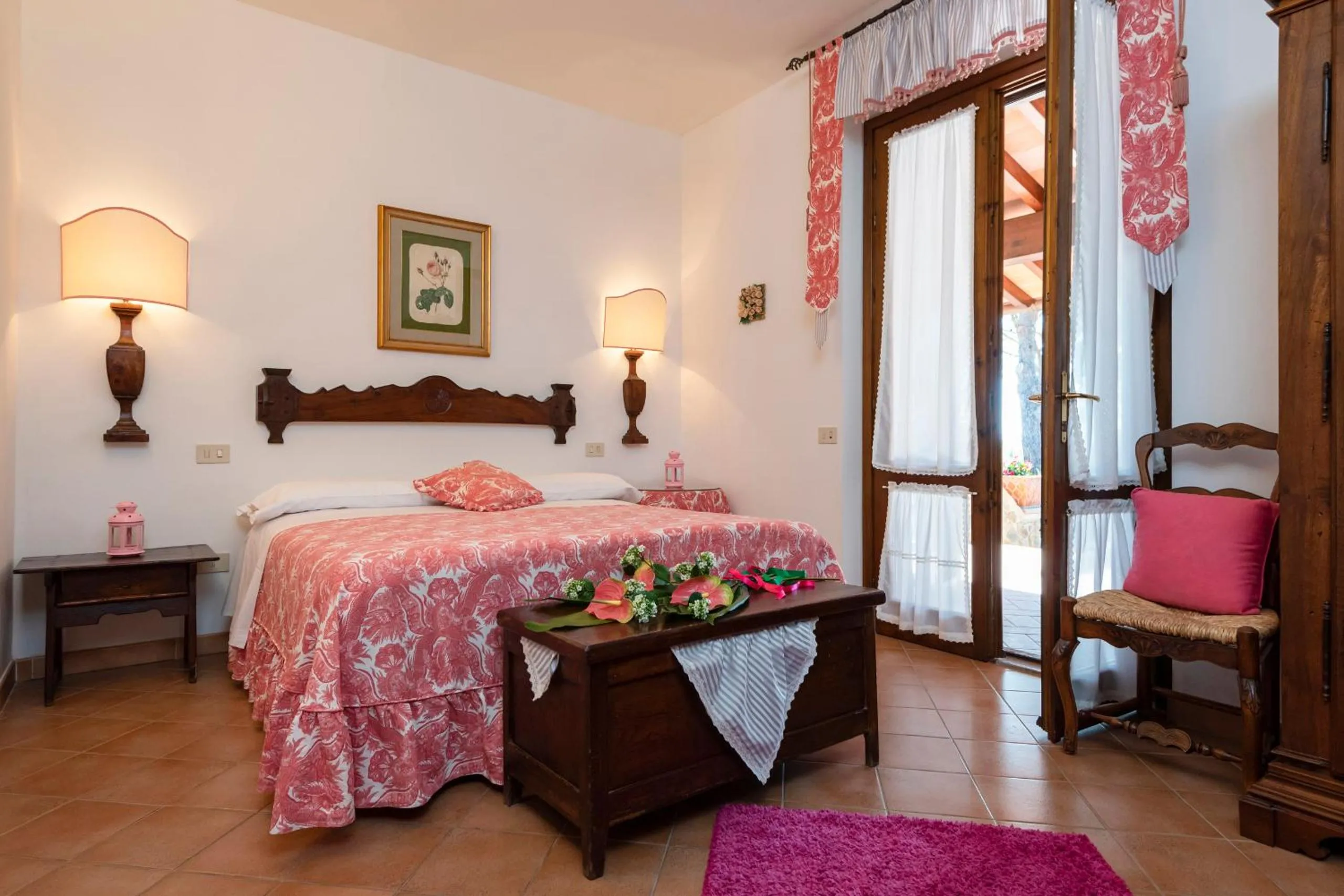 Bed in Agriturismo La Rombaia