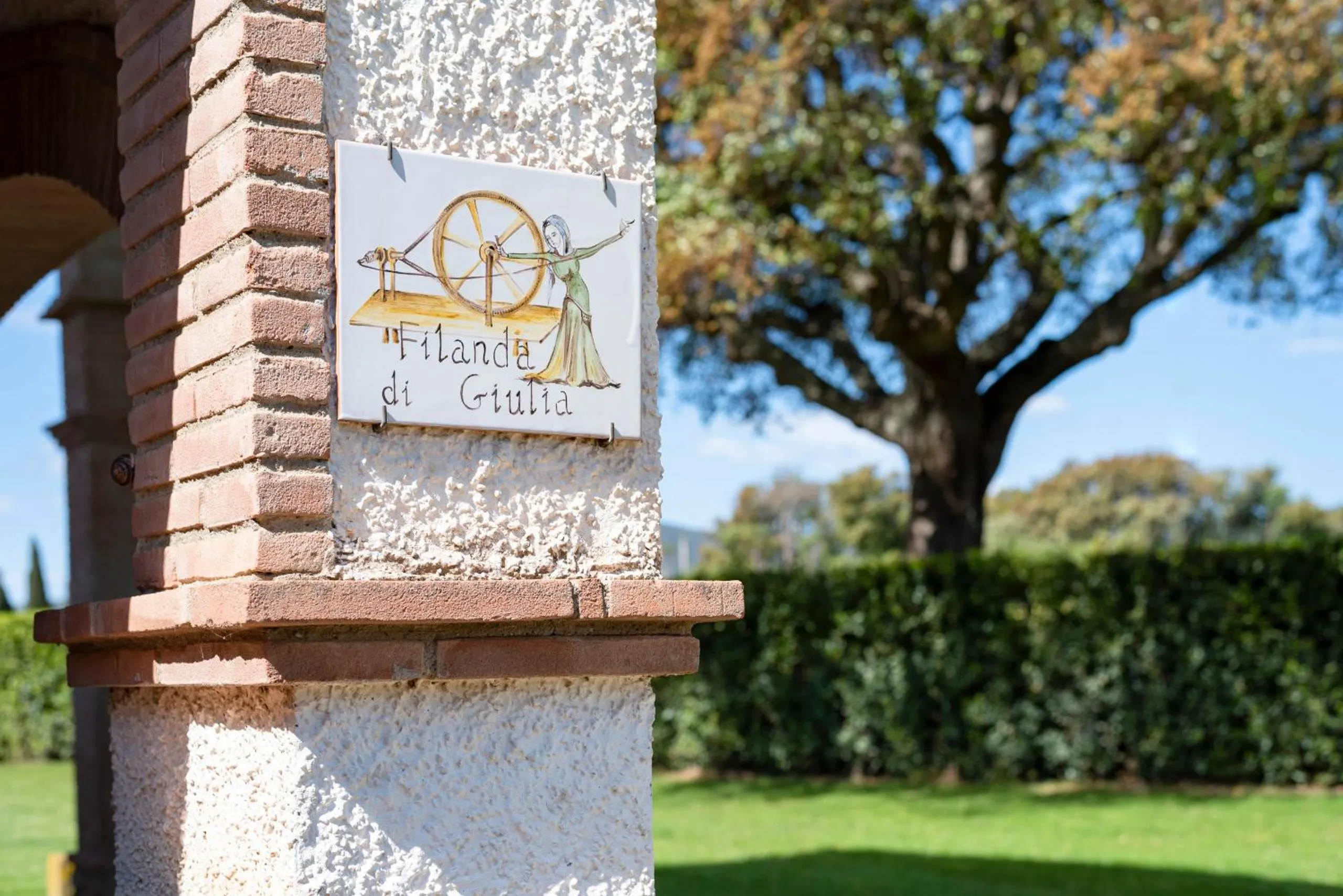 Garden in Agriturismo La Rombaia