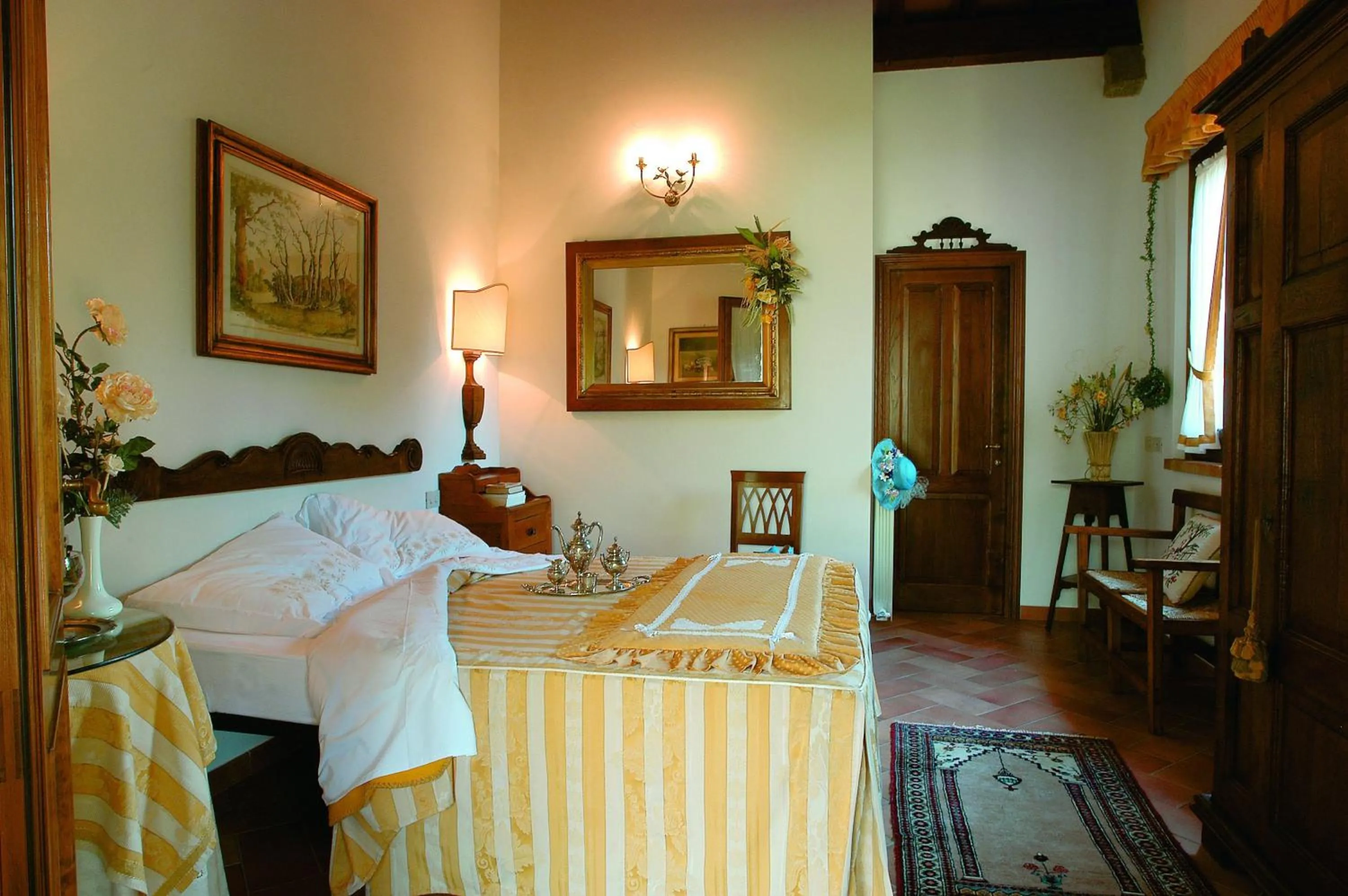 Bedroom, Bed in Agriturismo La Rombaia