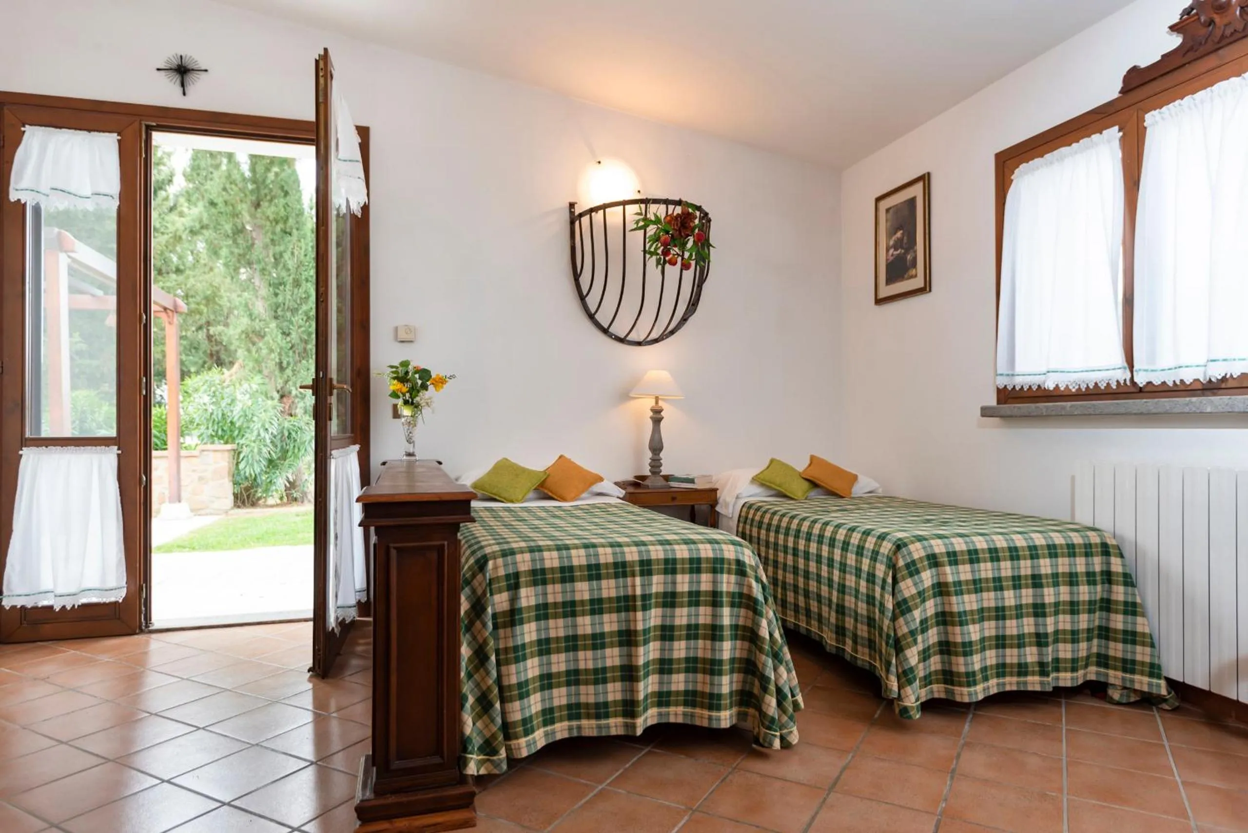 Bed in Agriturismo La Rombaia